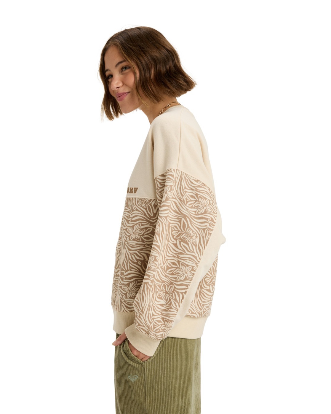 Roxy Fleecepullover "Gone Wild Block" günstig online kaufen