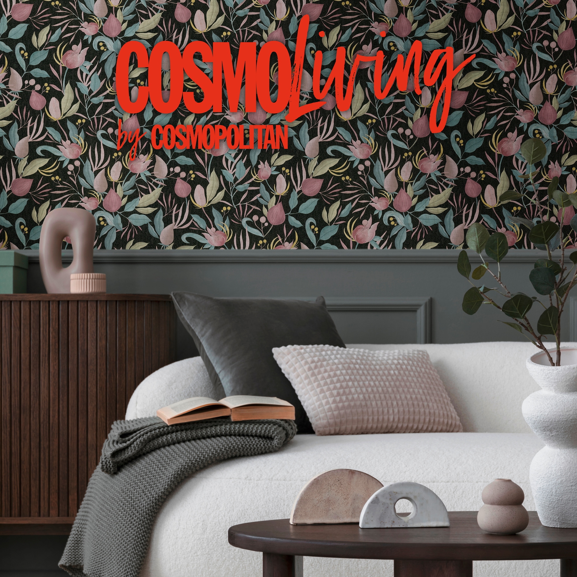 CosmoLiving by Cosmopolitan Vliestapete »Still Bloom – Florale Vliestapete« matt strukturiert Moderner Blütentraum mit sanfter Eleganz