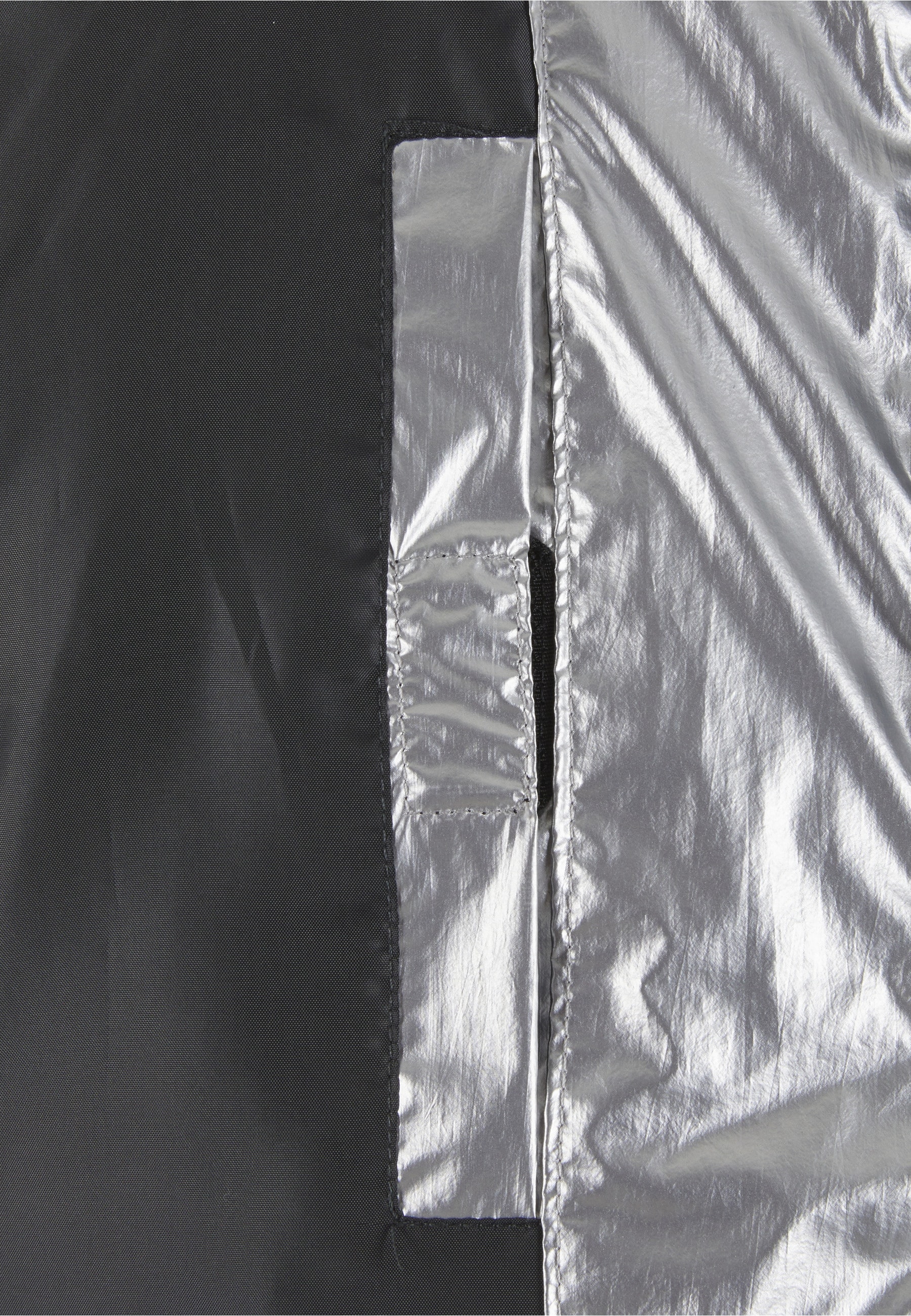 Karl Kani Winterjacke »Karl Kani KK Og Metallic Block Crop Puffer Jacket metallic« 1 Stk. tlg. ohne Kapuze