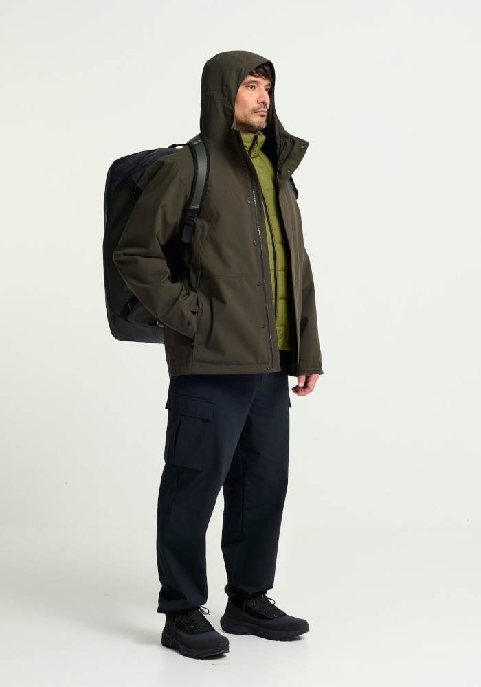 Jack Wolfskin 3-in-1-Funktionsjacke »COLD CAMP 3IN1 JKT M« mit Kapuze 3-in-1 Jacke, wasser- und winddicht, warm