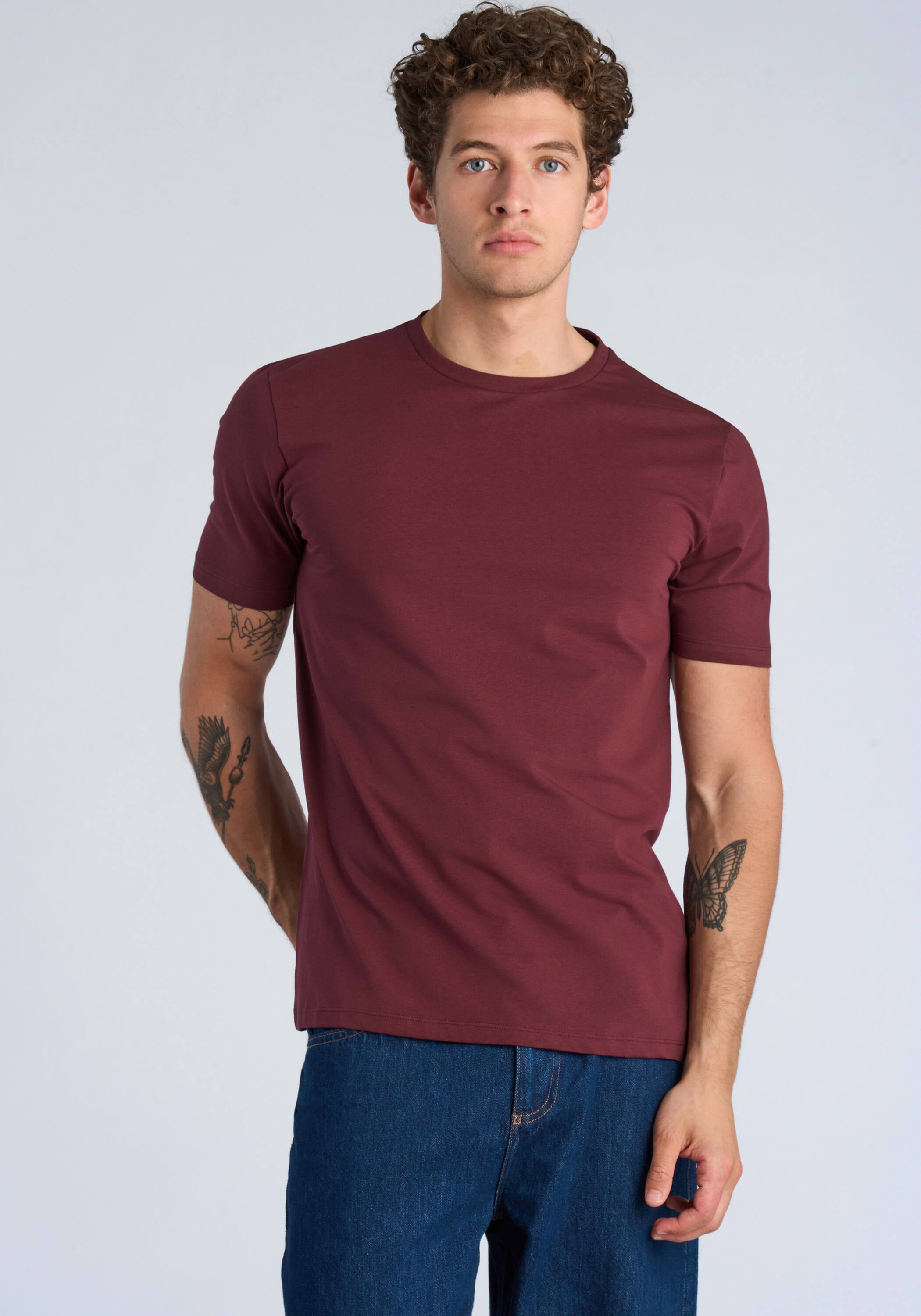 LINDBERGH Kurzarmshirt "T-Shirt (Kurzarm) Relaxed Fit"
