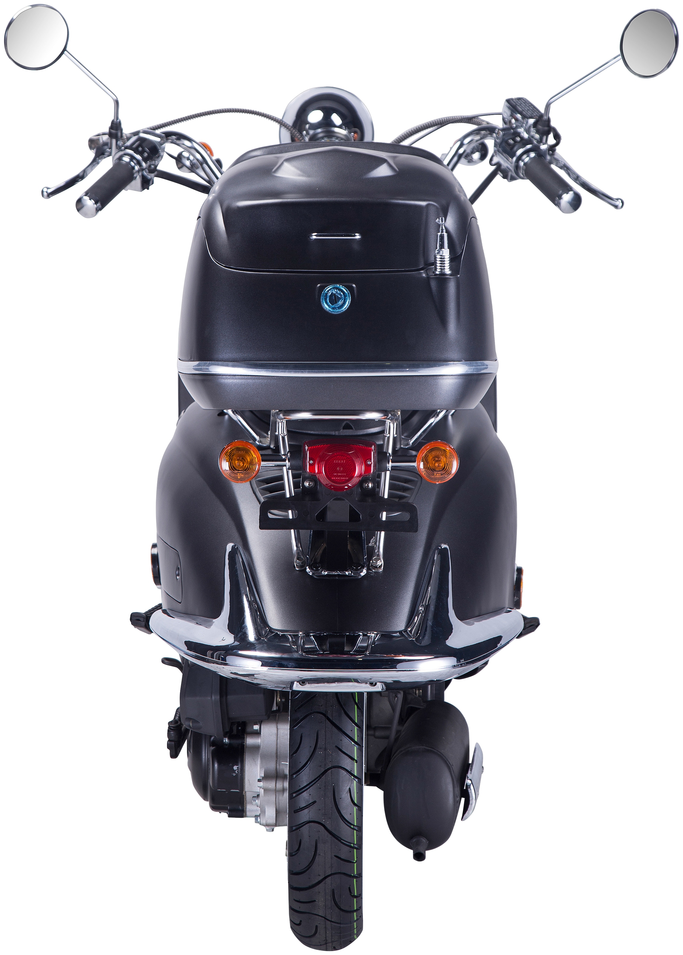 GT UNION Motorroller »Strada«, 45 mit cm³, bestellen (Set), BAUR auf km/h, 5, Euro | PS, Topcase 3 50 Rechnung