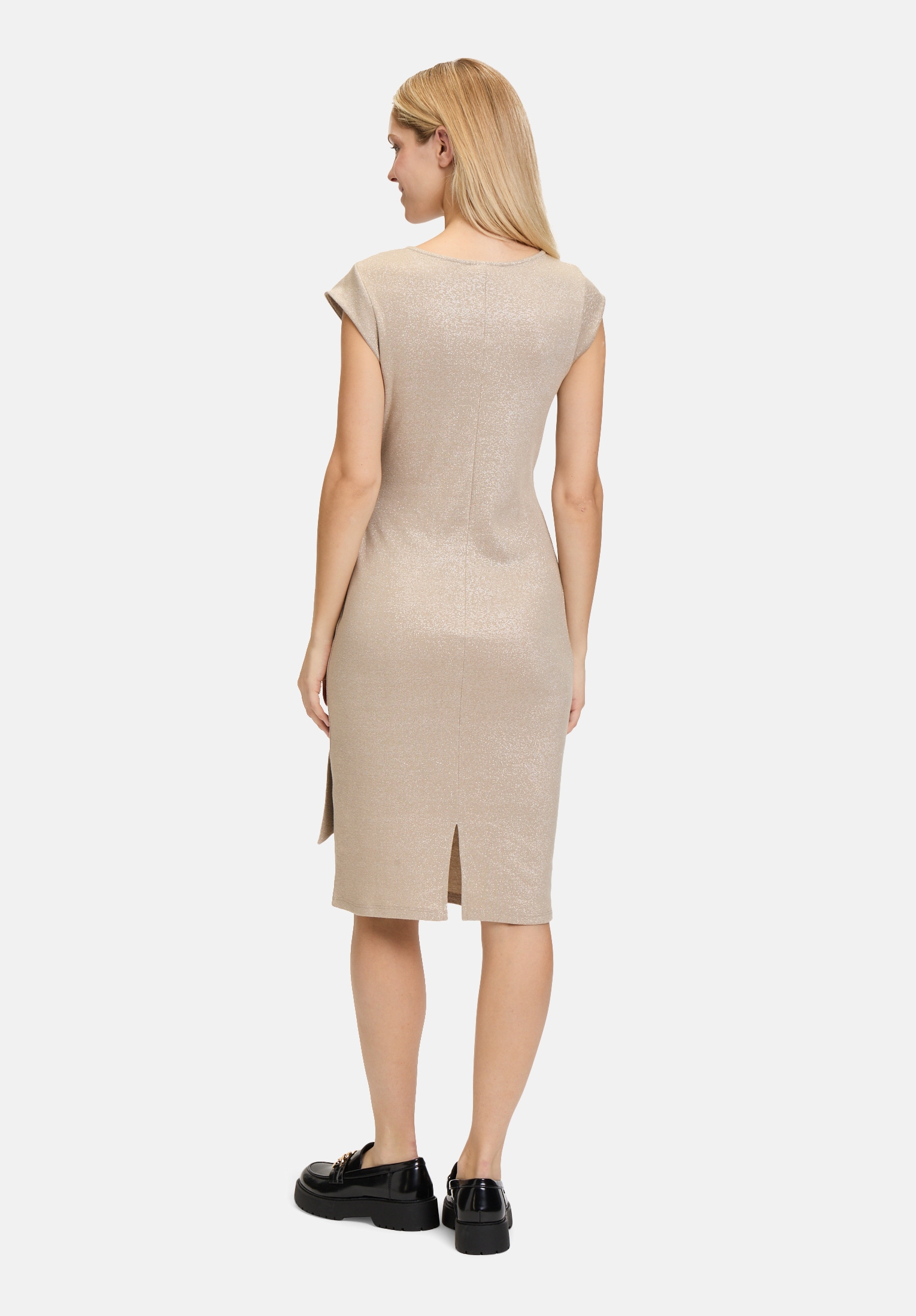 Cartoon Jerseykleid »Damen mit Lurexfaden« Ohne Tasche Form