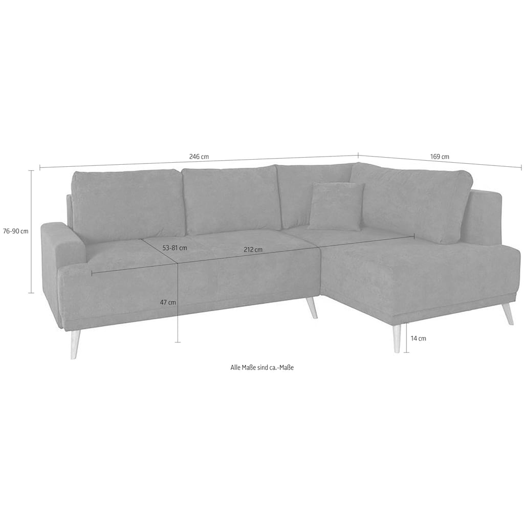 INOSIGN Ecksofa »Exxpo Otusso«