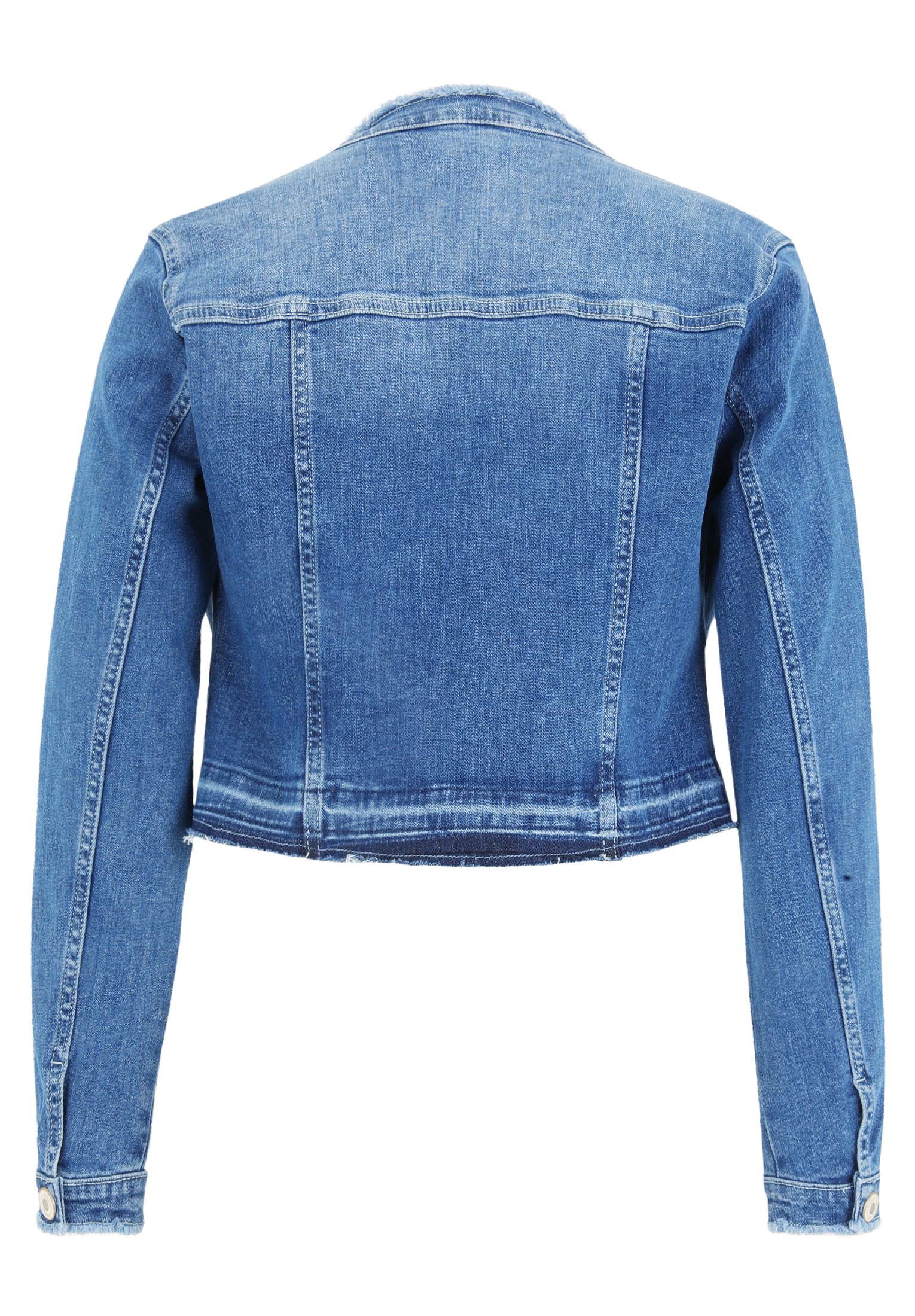 Cartoon Jackenblazer »Cartoon Jeansjacke ohne Verschluss«, Taschen