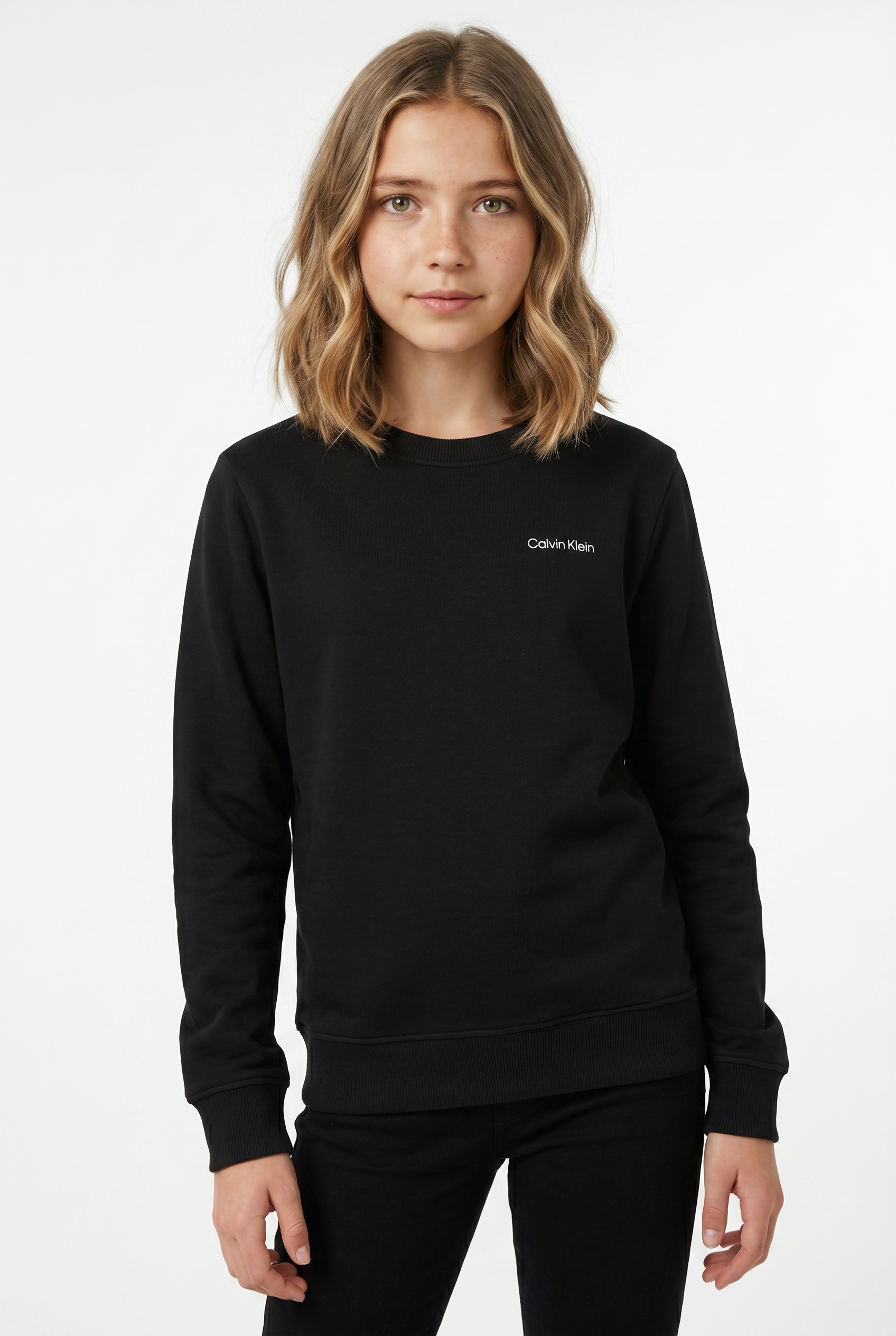 Calvin Klein Jeans Sweatshirt "SMALL CHEST LOGO REGULAR", Regular fit, Logoschriftzug