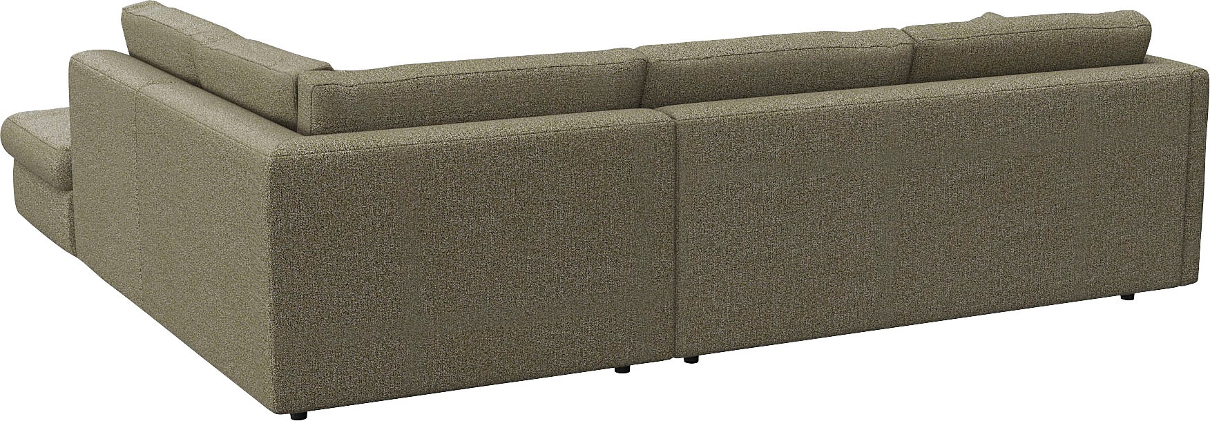 FLEXLUX Ecksofa »Lovane, elegant und zeitlos, bequem, L-Form«, Weich & anschmiegsam, große Sitztiefe auf Kaltschaum, Dekokissen inkl.