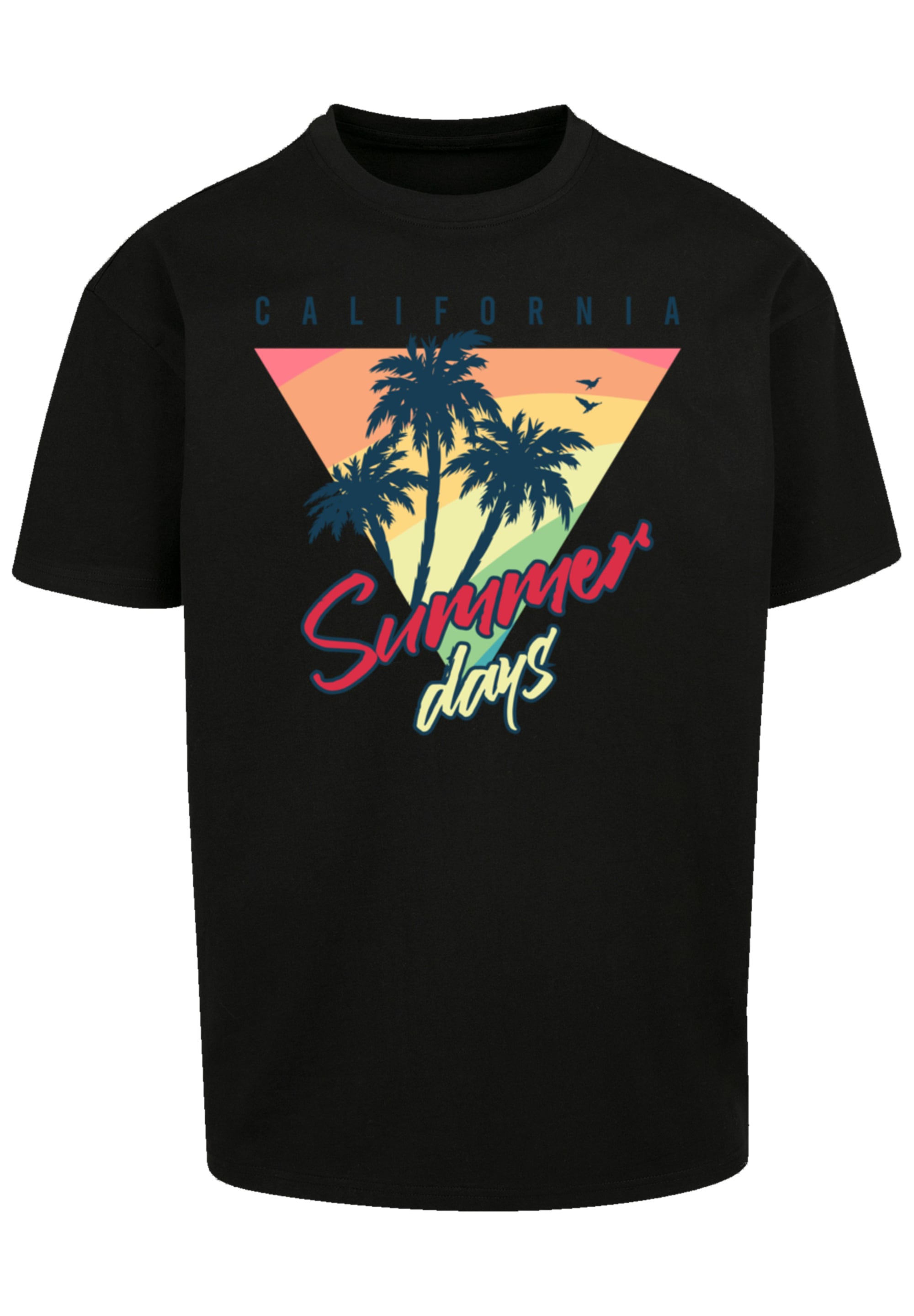 F4NT4STIC T-Shirt »California Palmen Retro«, Premium Qualität