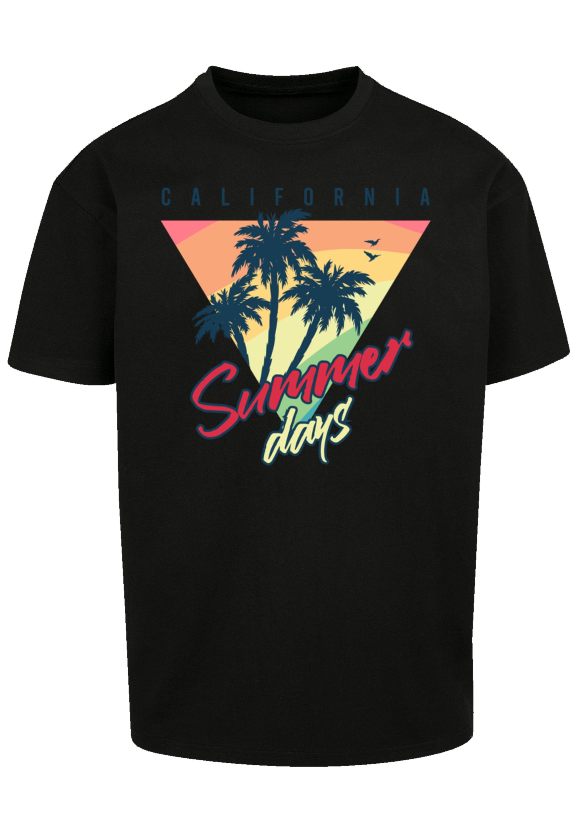 F4NT4STIC T-Shirt "California Palmen Retro", Premium Qualität günstig online kaufen