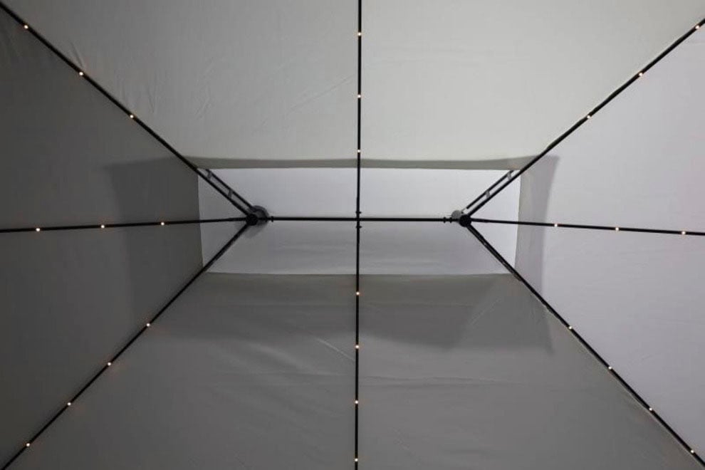 Livotion Pavillon, mit LED-Beleuchtung, 300x400cm