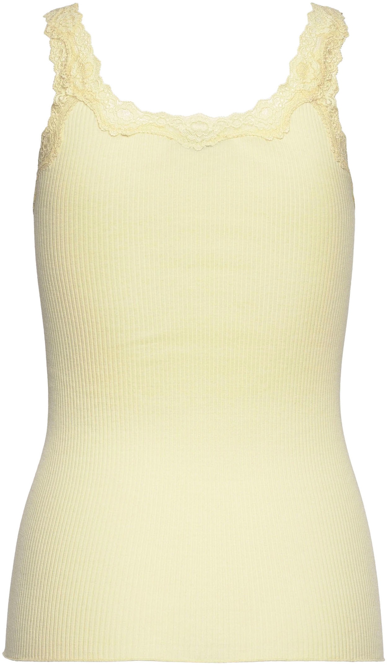 rosemunde Tanktop »Babette Silk Top«, wunderschöner, umgedrehter Vintage-Spitzenbesatz