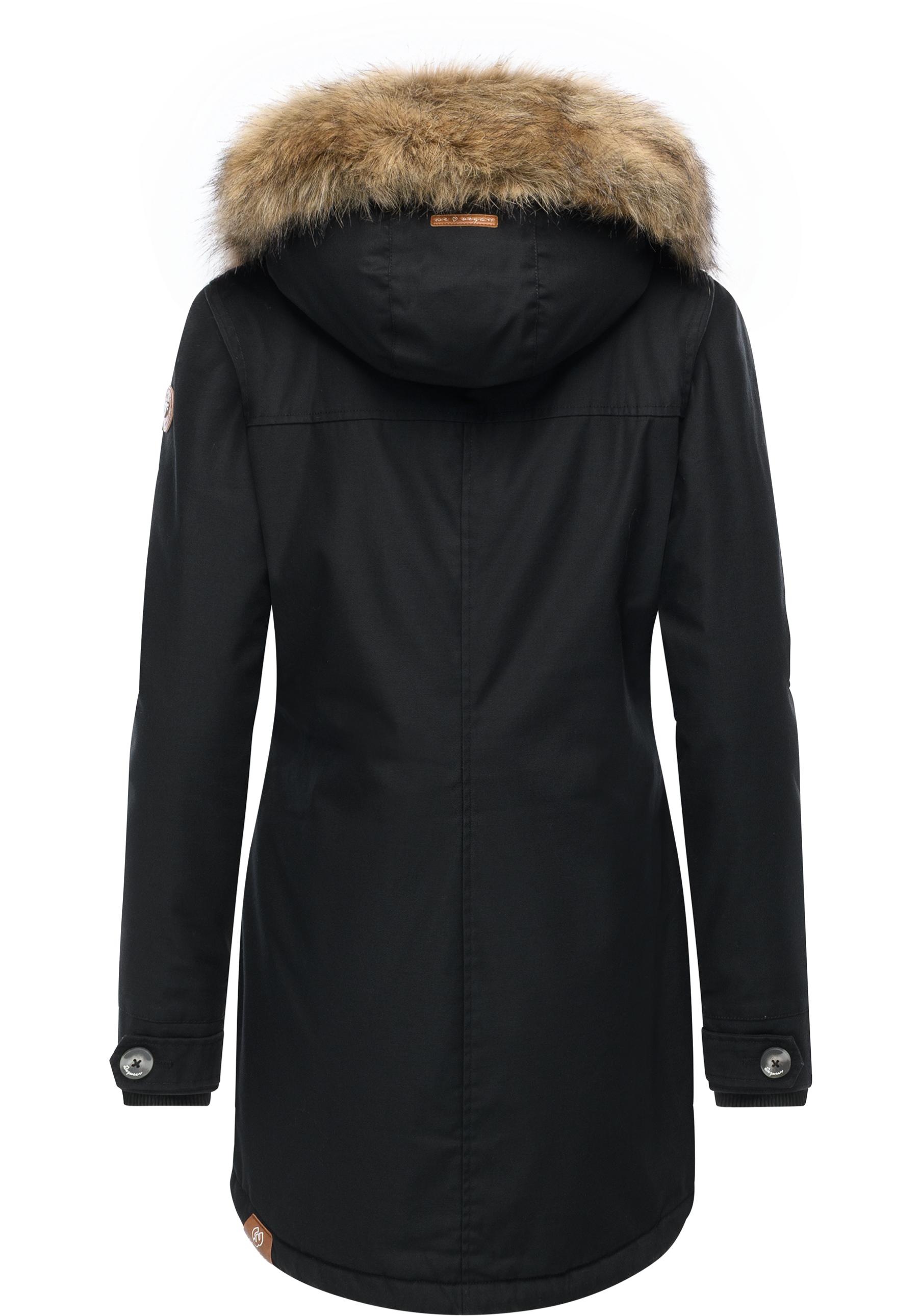Ragwear Outdoorjacke »Jane YOUMODO«, mit Kapuze, Leicht gefütterte Winterjacke mit Kapuze