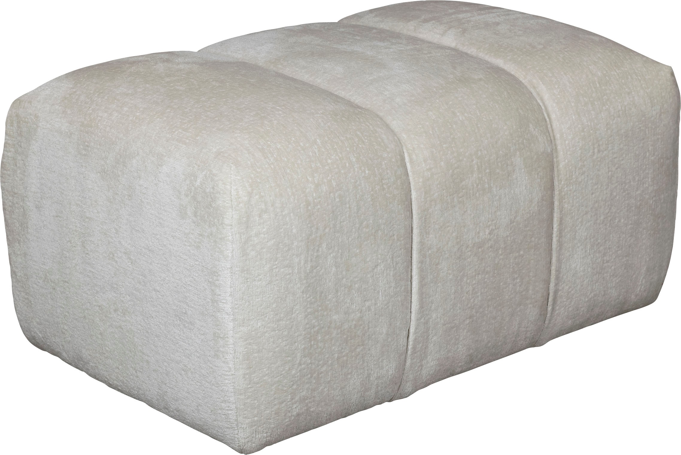 Home affaire Polsterhocker "LYOTH Sitzhocker mit Steppung, Maße B/T/H: 76/76/41 cm" passend zur Serie, hoher Sitzkomfort und modernes Design
