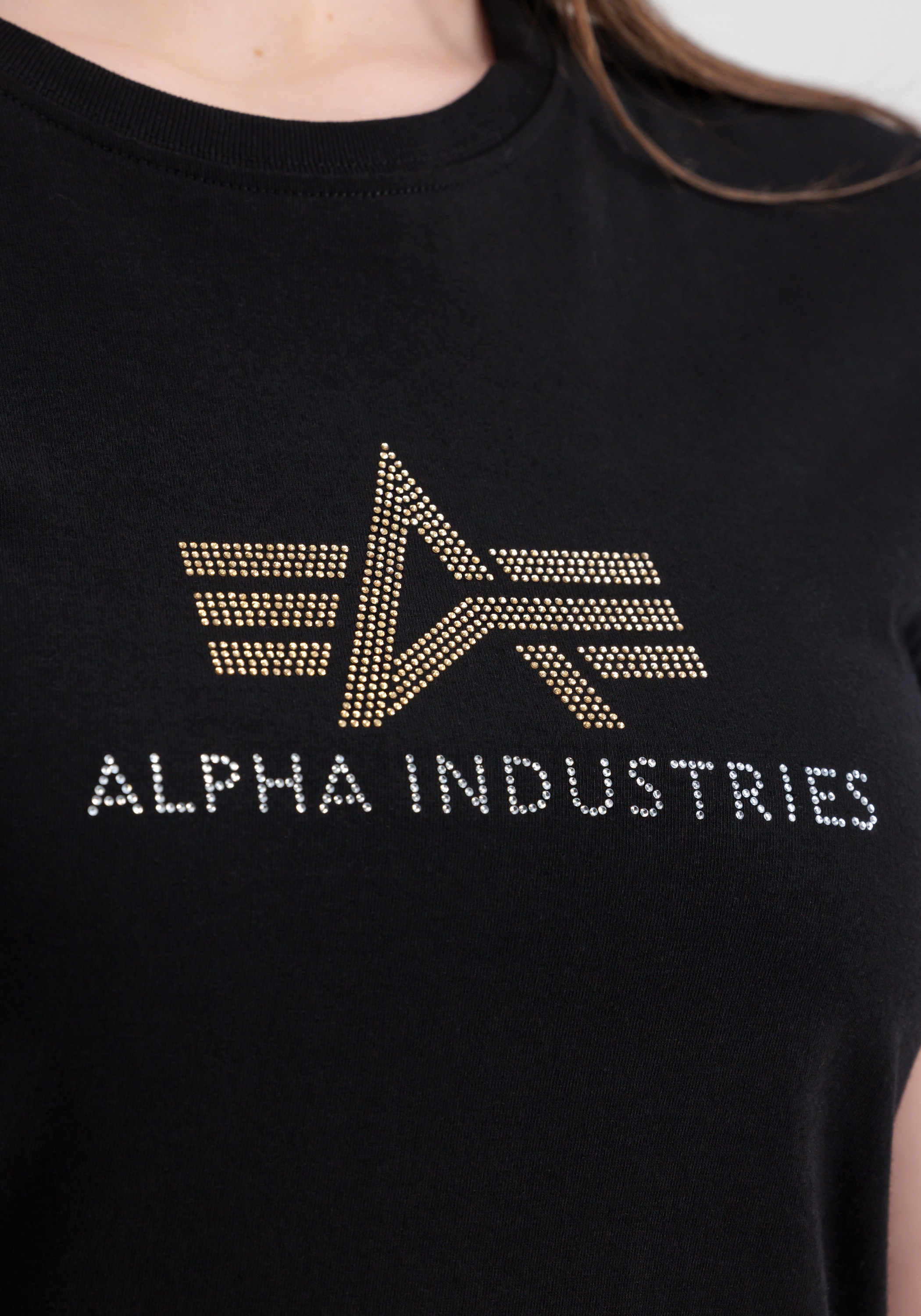 Alpha Industries T-Shirt »Alpha Industries Women - T-Shirts Crystal T Women«