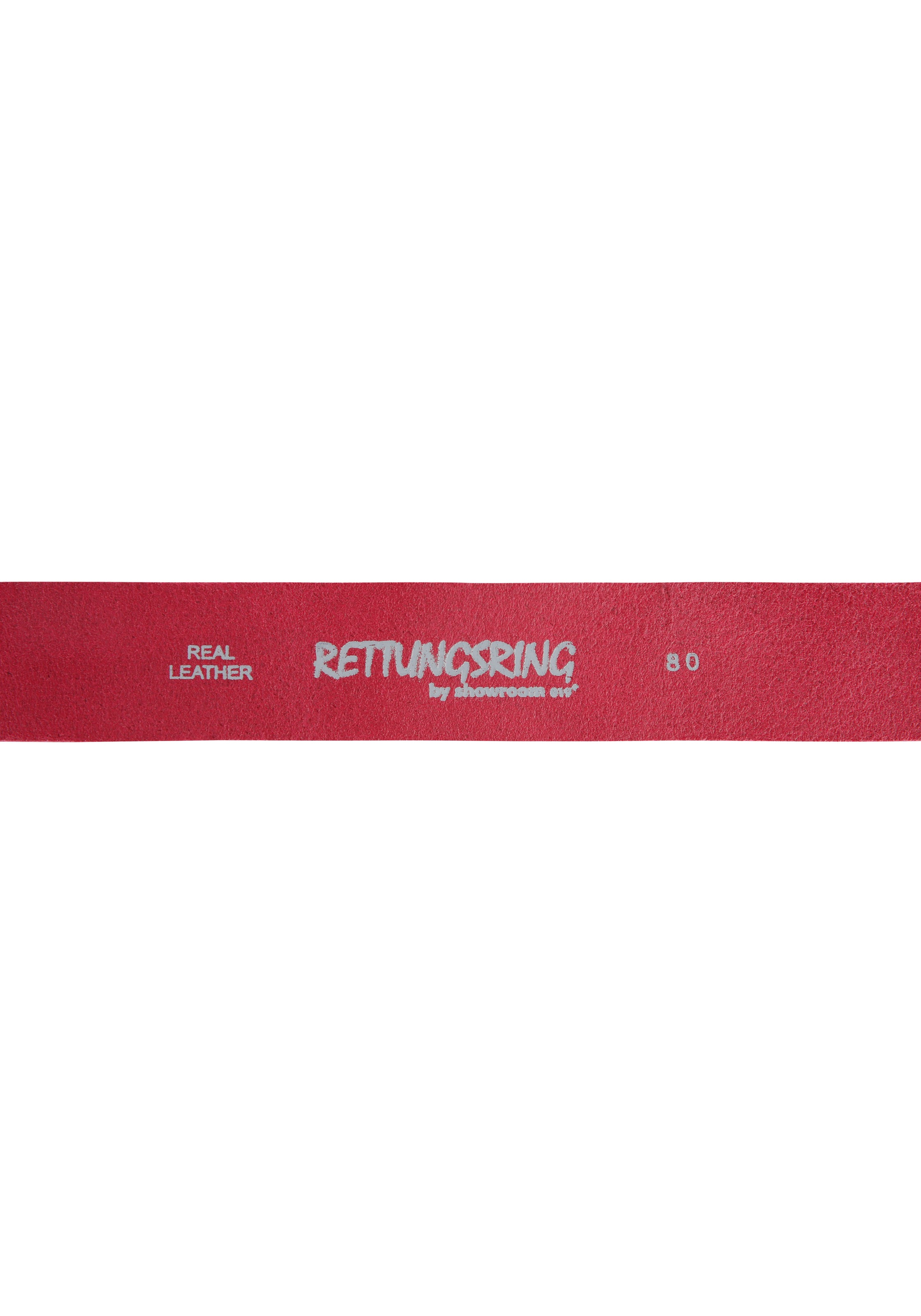 RETTUNGSRING by showroom 019° Ledergürtel, mit austauschbarer Schließe »Strohknoten«