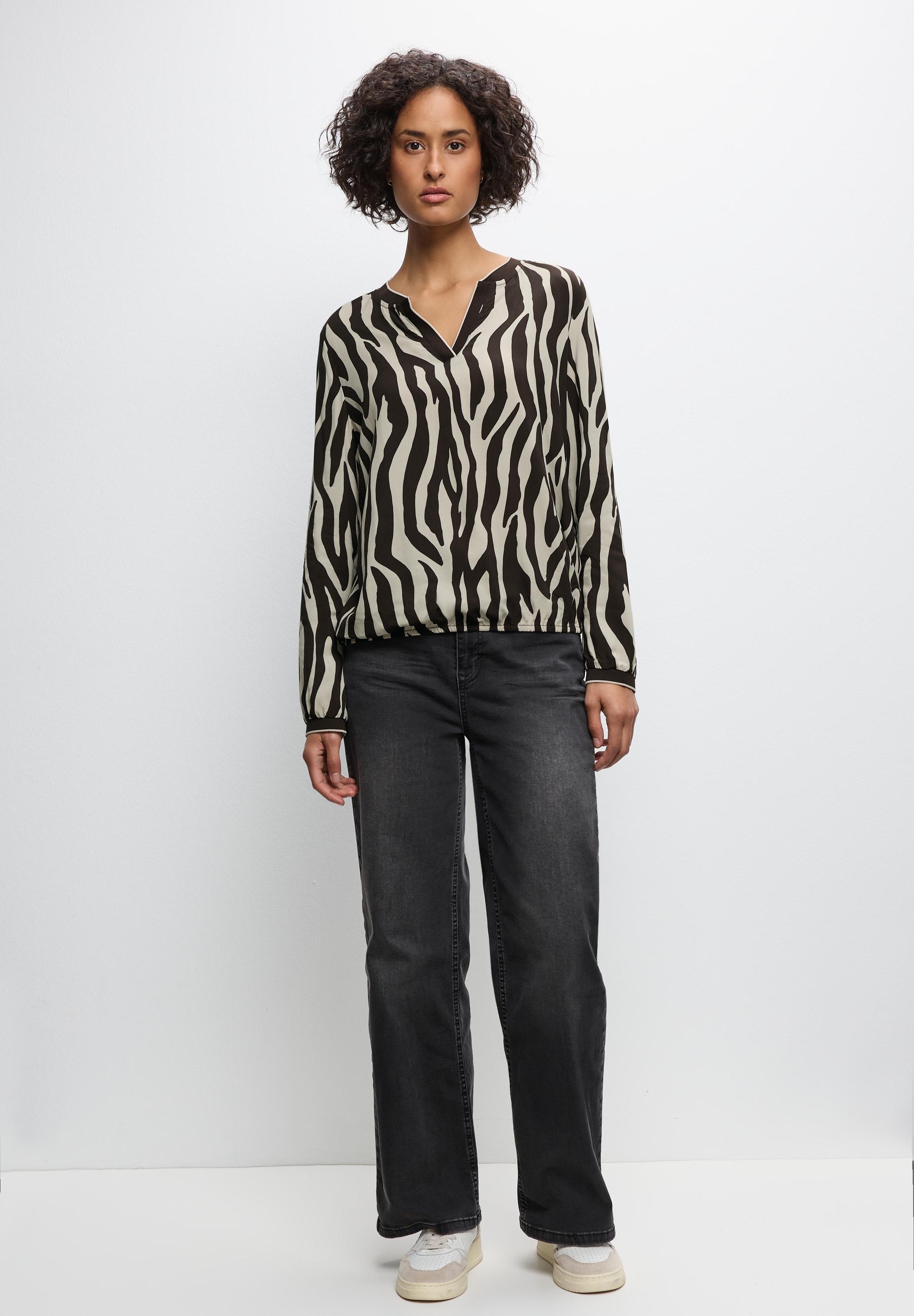 STREET ONE Tunika mit Zebra-Print