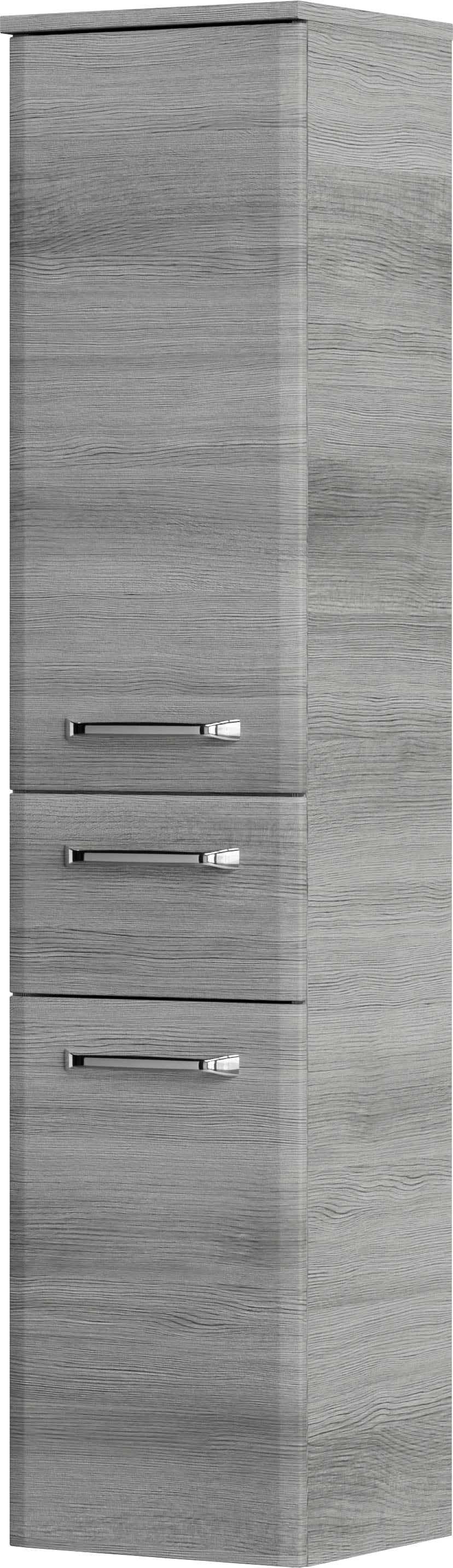 Saphir Badmöbel-Set »Quickset 5-teilig Glas-Waschtisch mit LED-Spiegelschrank, Bad-Set«, (6 St.), Midischrank, Unterschrank, Hängeschrank, inkl. Türdämpfer, 9 Türen