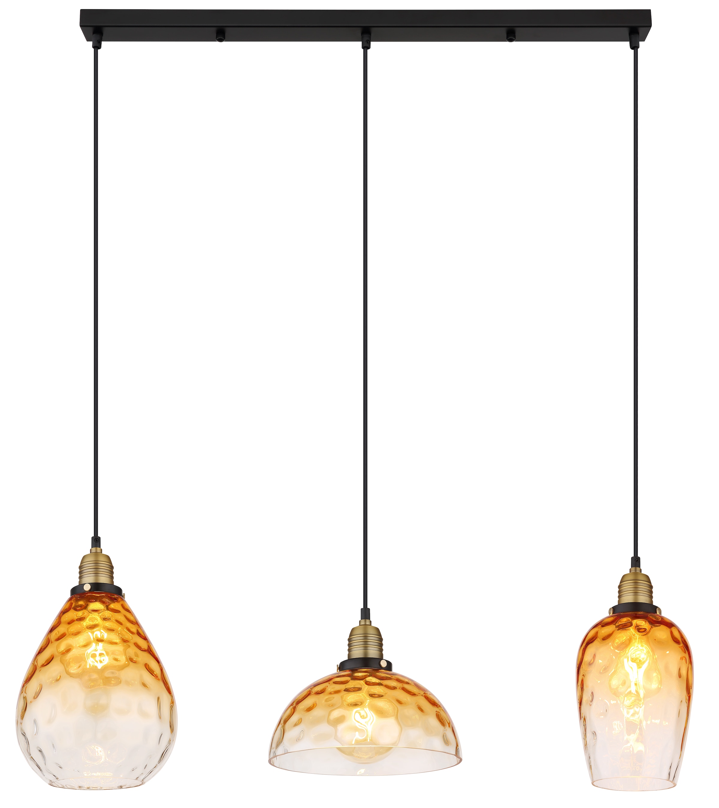GLOBO LIGHTING Hängeleuchte »SALVY«, Leuchtmittel E27 | ohne Leuchtmittel, Hängelampe/Pendelleuchte/Esszimmer/Wohnzimmer/Esstisch