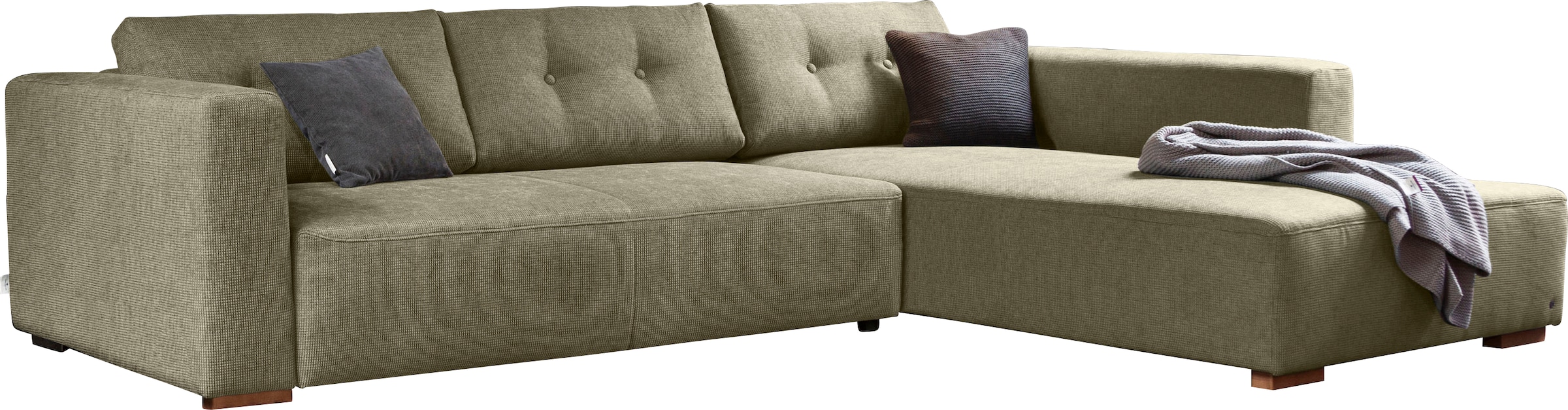 TOM TAILOR HOME Ecksofa "HEAVEN CHIC XL", aus der COLORS COLLECTION, wahlweise mit Bettfunktion & Bettkasten