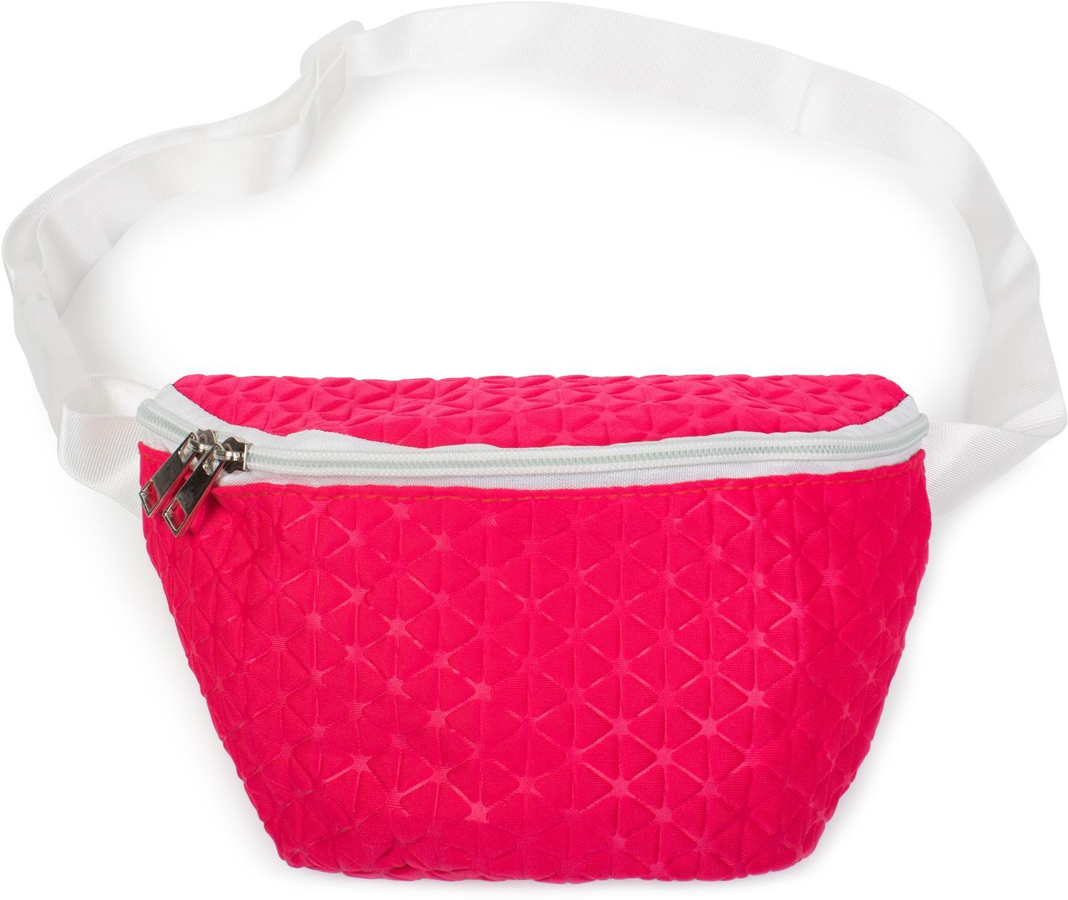 styleBREAKER Bauchtasche "Bauchtasche geometrische Prägung, Gürteltasche"