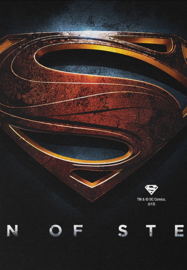 LOGOSHIRT T-Shirt »DC Superman Man of Steel«, Print