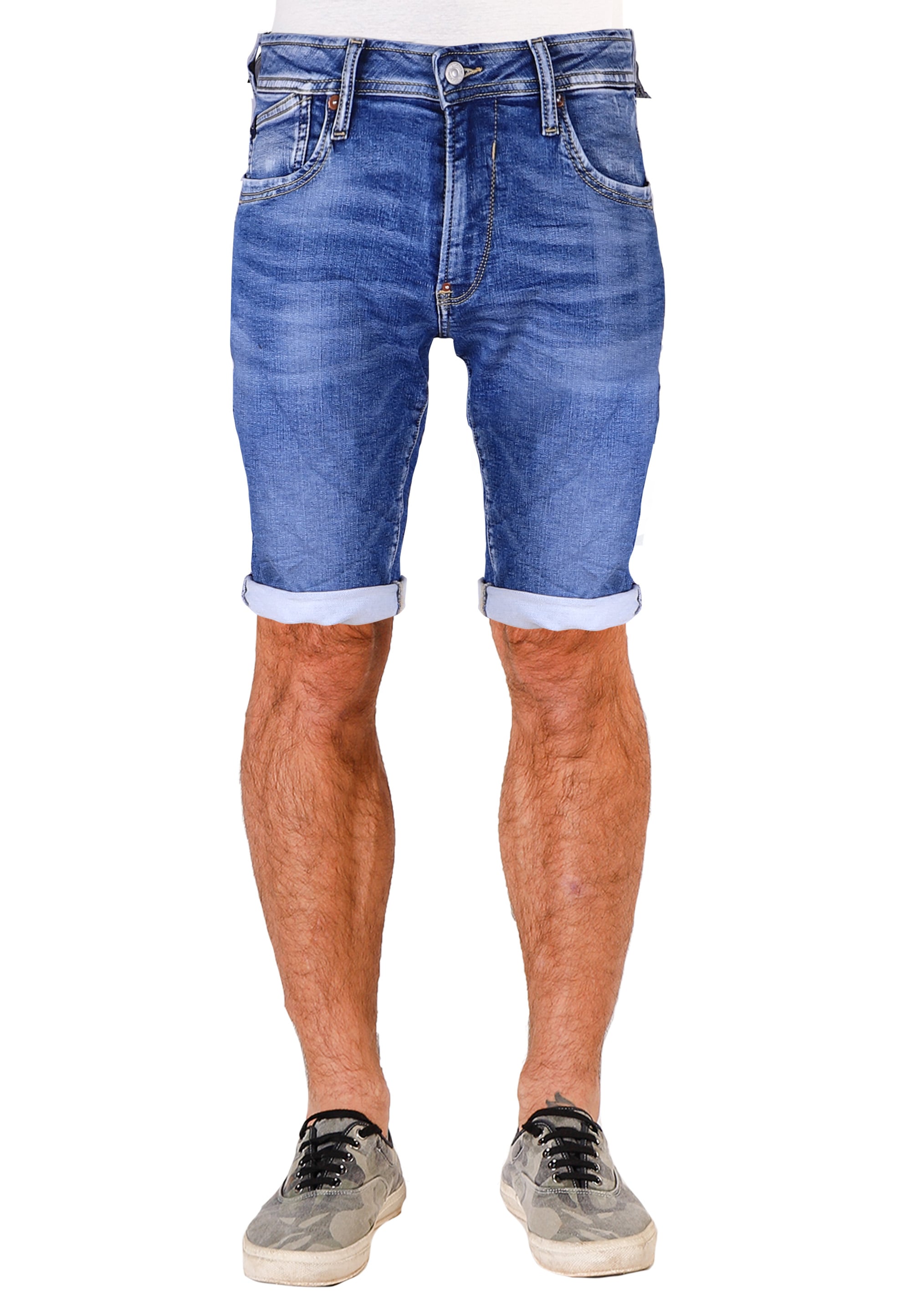 Le Temps Des Cerises Shorts »JOGG«, mit dezenter Used-Look-Waschung