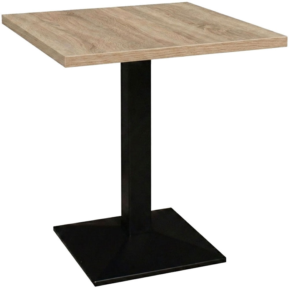 Mäusbacher 1100000002199 "Big Bistro Metall" Quadrat-Säulengestell, eckige Platte BHT 70x75x70 cm