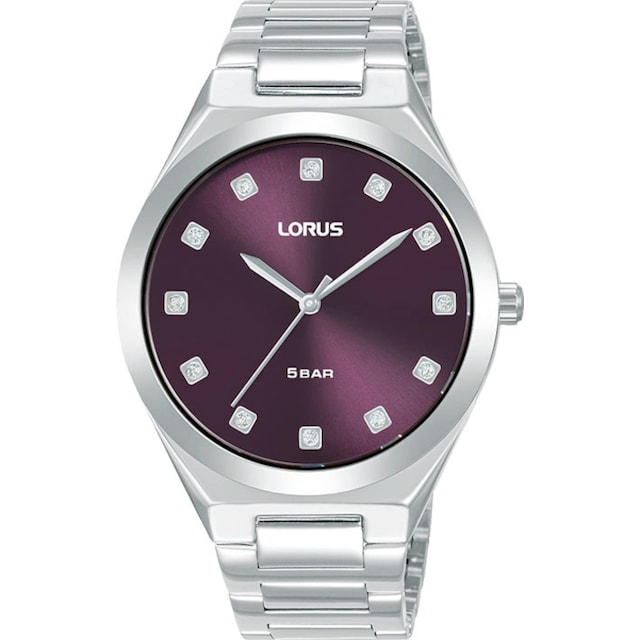 LORUS Quarzuhr »RG299VX9«, mit Kristallsteinen online kaufen | BAUR