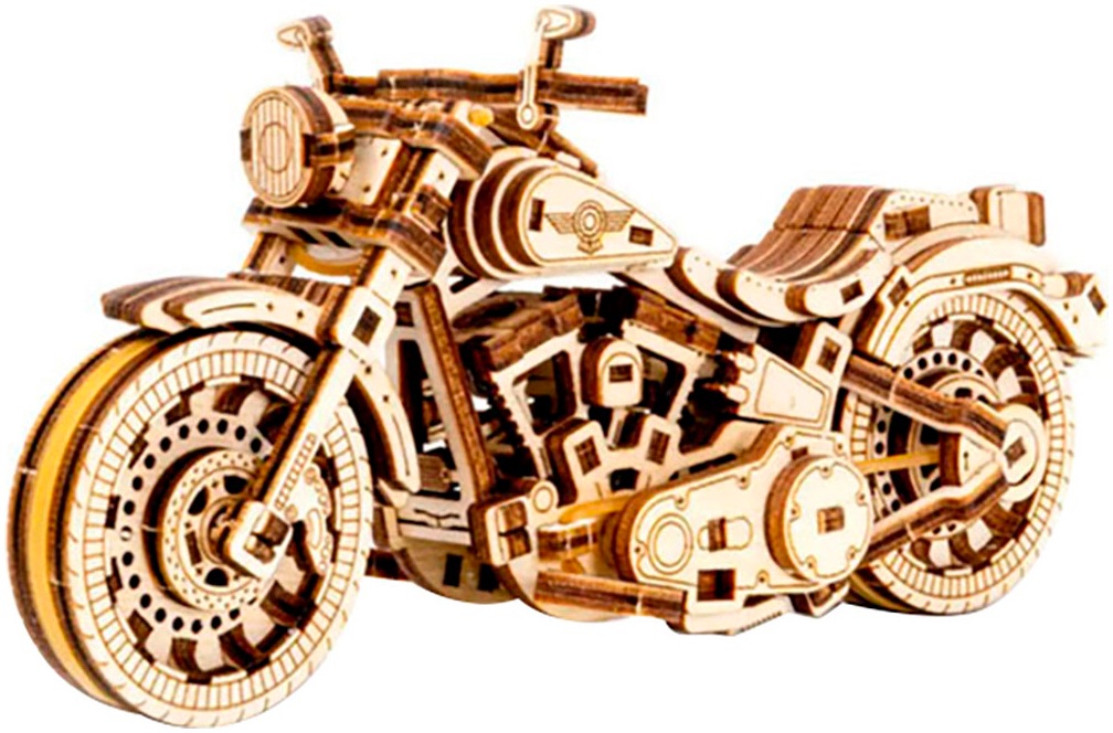Revell® Modellbausatz »Revell Tiny Adventures, Cruiser V-Twin, Motorrad-Bausatz aus Holz«, 1:13, Made in Europe
