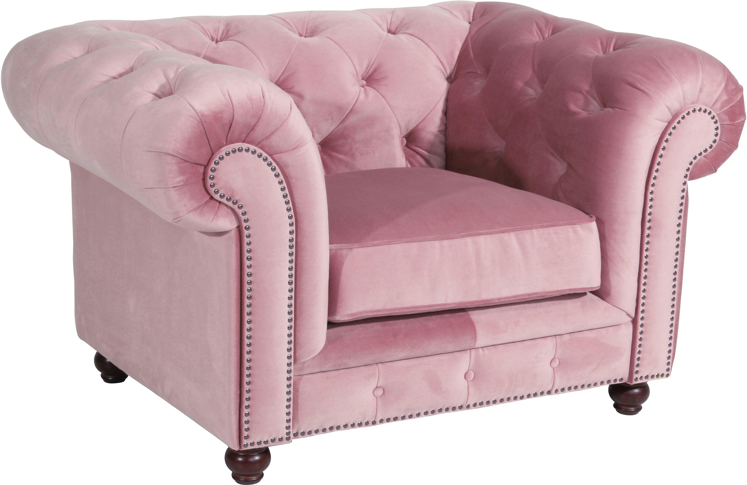 Max Winzer® Chesterfield-Sessel »Old England, Loungesessel, modern, Retro und elegant, bequemer Sessel«, mit edler Knopfheftung