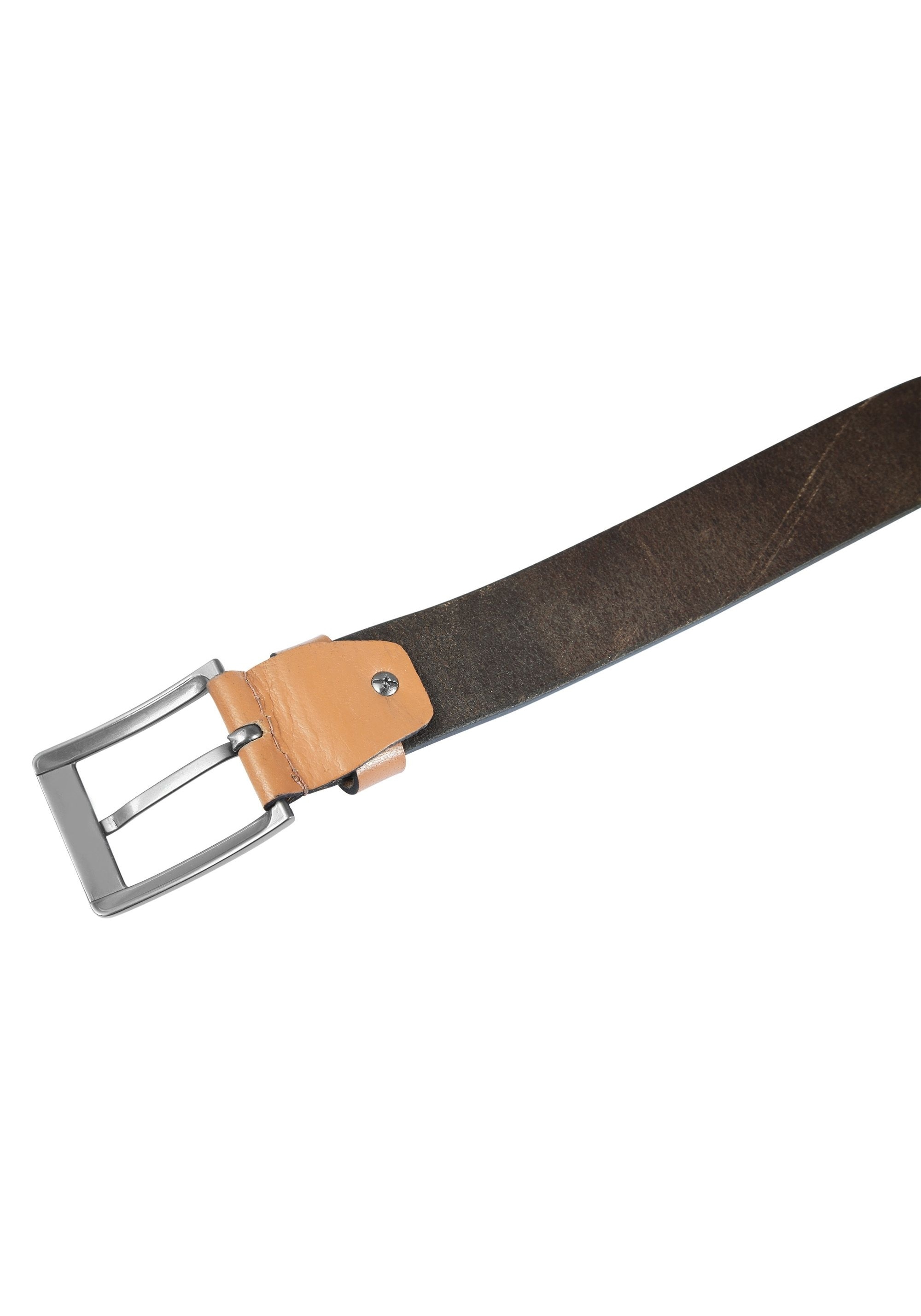 Leonardo Verrelli Ledergürtel »90 cm - 140 cm (Bundweite) in Braun aus 100% Echtleder, kürzbar«