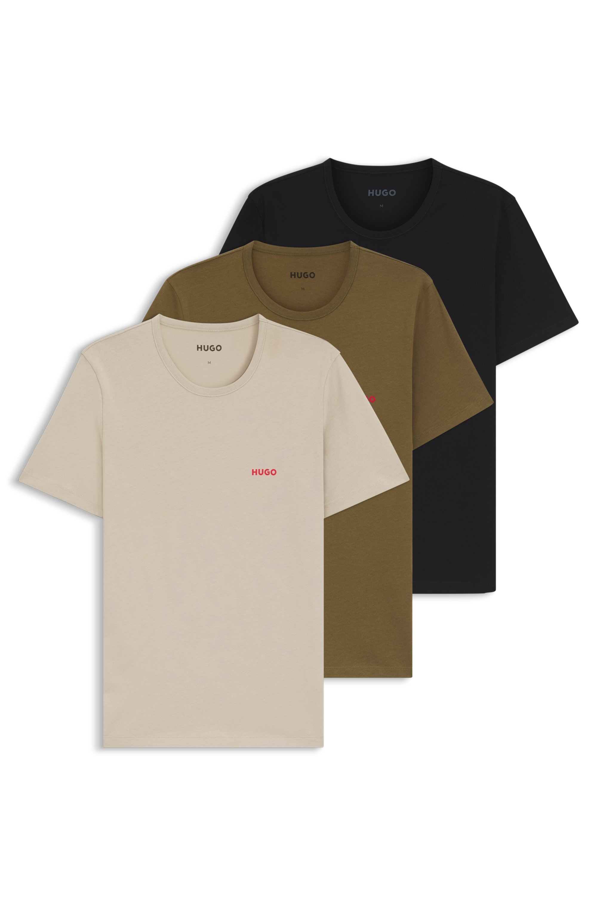 HUGO Underwear T-Shirt »RN TRIPL«, (Packung, 3 tlg.), mit Rundhalsausschnitt