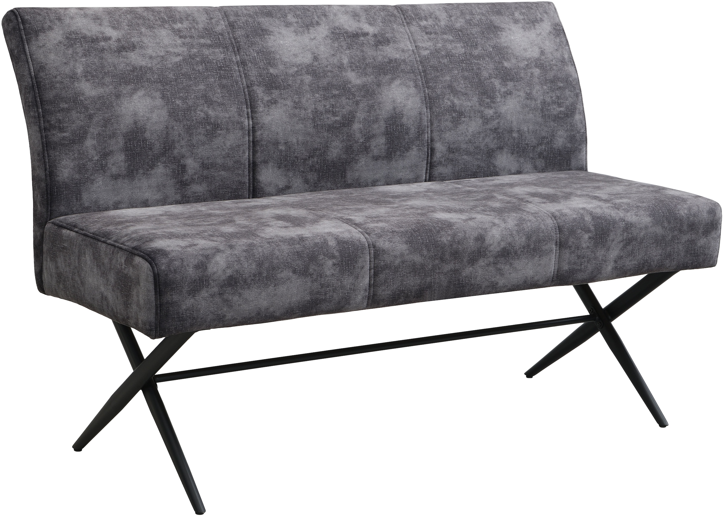 HELA Sitzbank "PORTO" 1 Stk. tlg. Einzelbank mit Rücken, X-Gestell, Federko günstig online kaufen