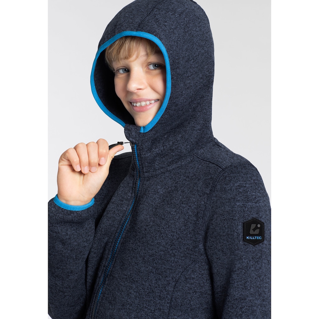 Killtec Strickfleecejacke, mit Kapuze