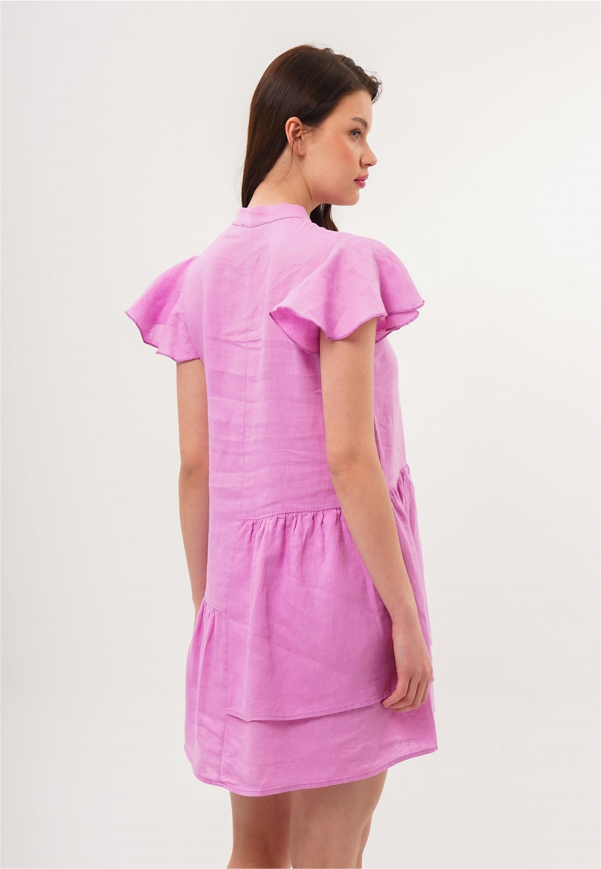 freshlions Jerseykleid »Jolin«, mit zarten Volantärmeln