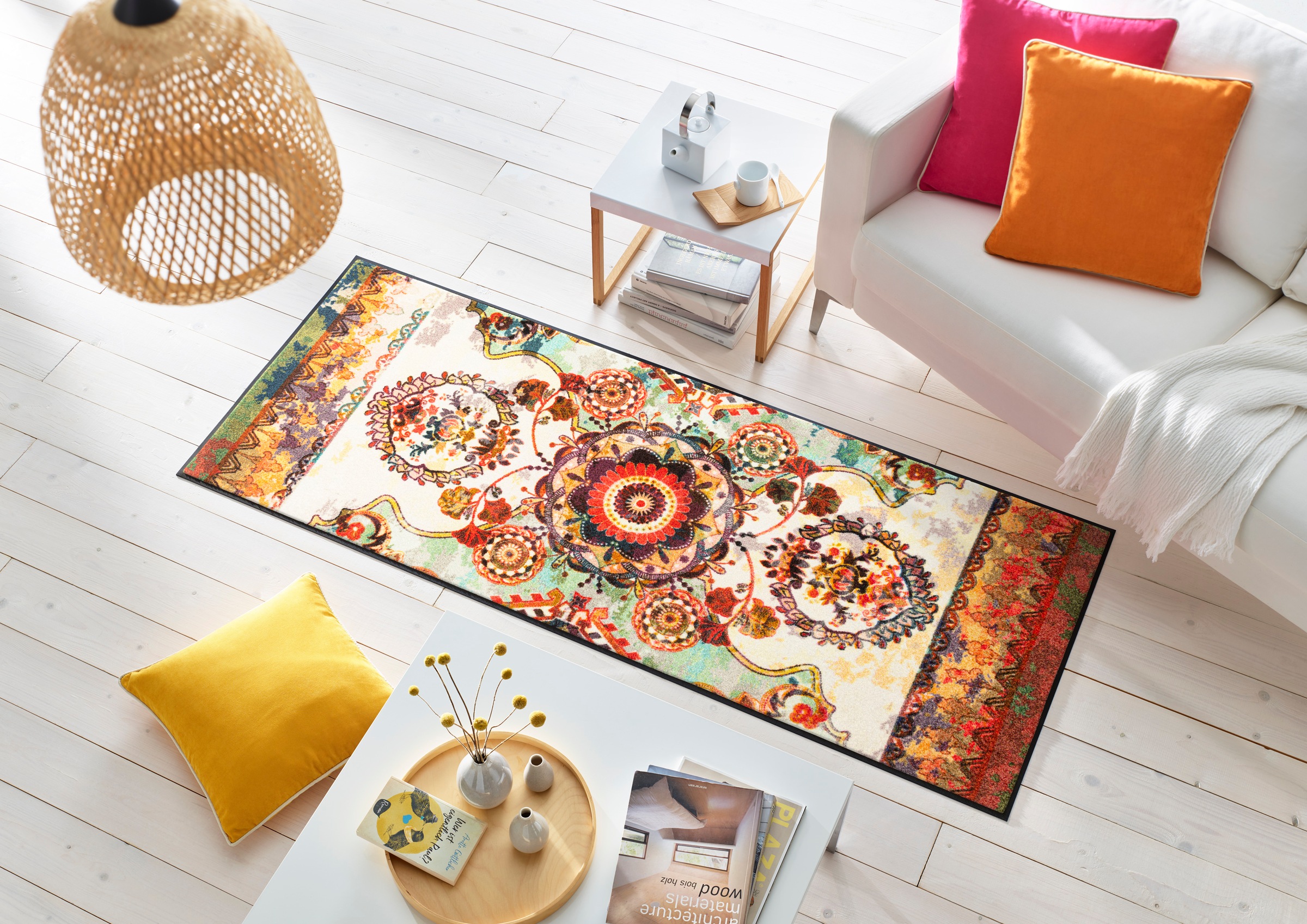 wash+dry by Kleen-Tex Fußmatte "Grandioso" rechteckig 7 mm Höhe günstig online kaufen