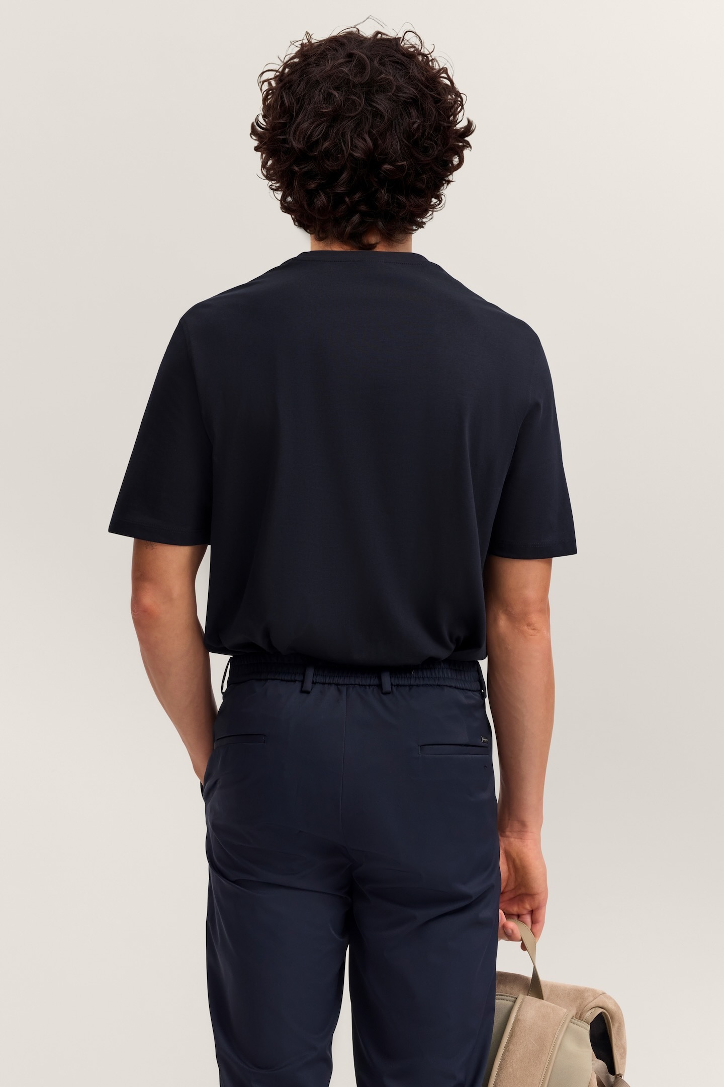 bugatti T-Shirt "Modern Fit" mit Logo-Print und Rundhals aus Baumwolle günstig online kaufen