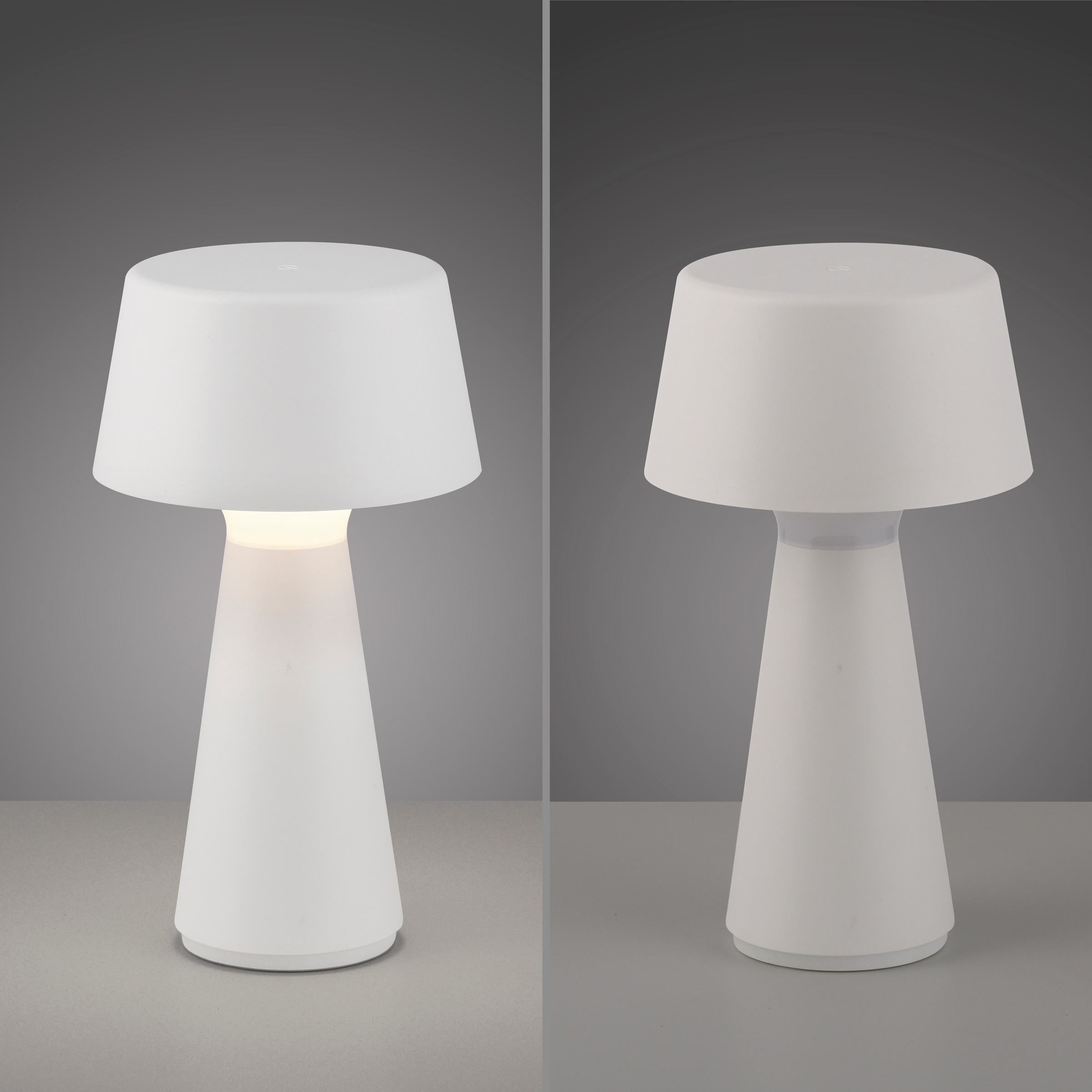 JUST LIGHT Tischleuchte »ABERA«, 1 flammig, Leuchtmittel LED-Modul | LED fest integriert, Akkuleuchte