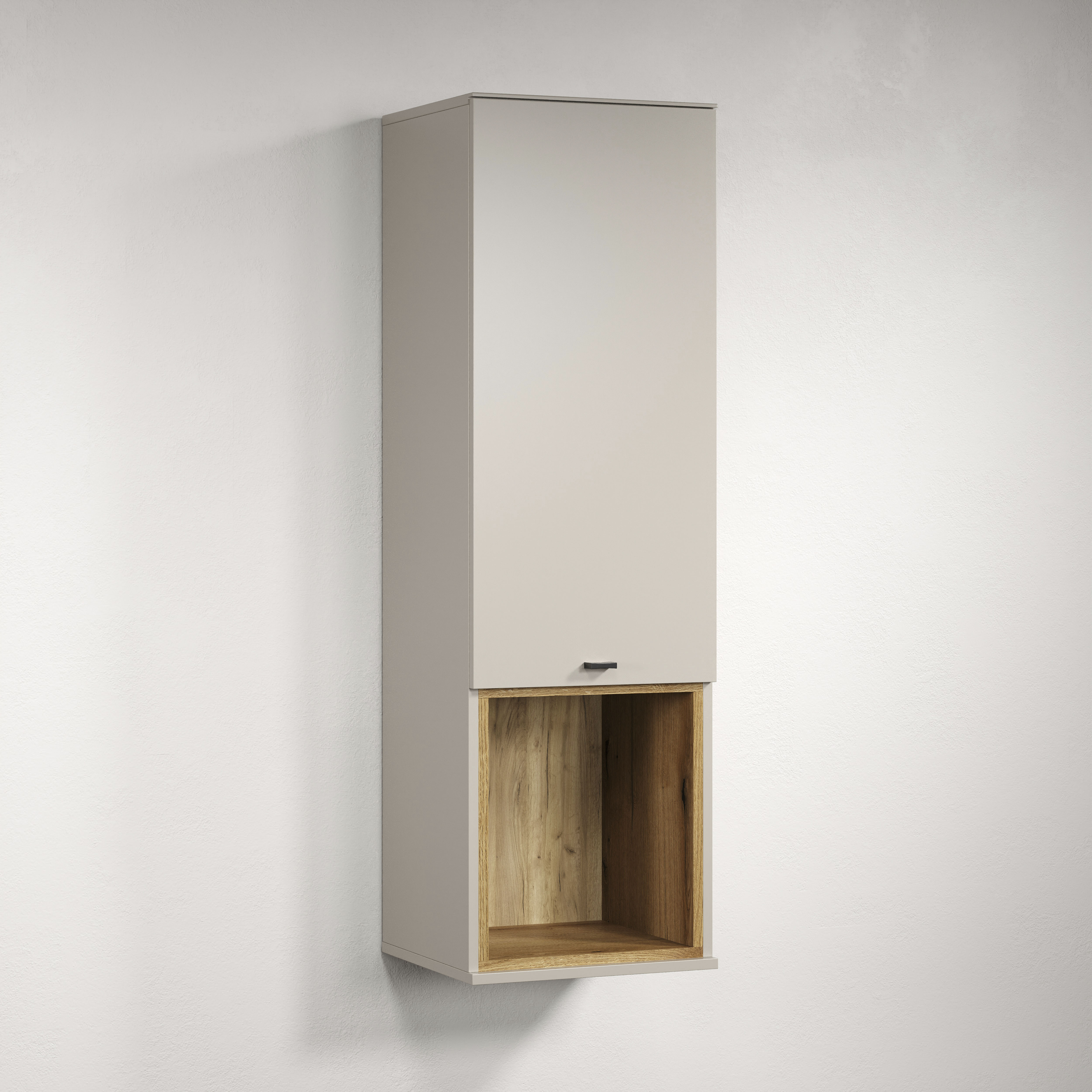 Home affaire Hängevitrine "San Pedro" 1 Stk. tlg. Hängeschrank, 1 Tür, 1 Fach & Soft-Close - (B/T/H) 40/37/130 cm