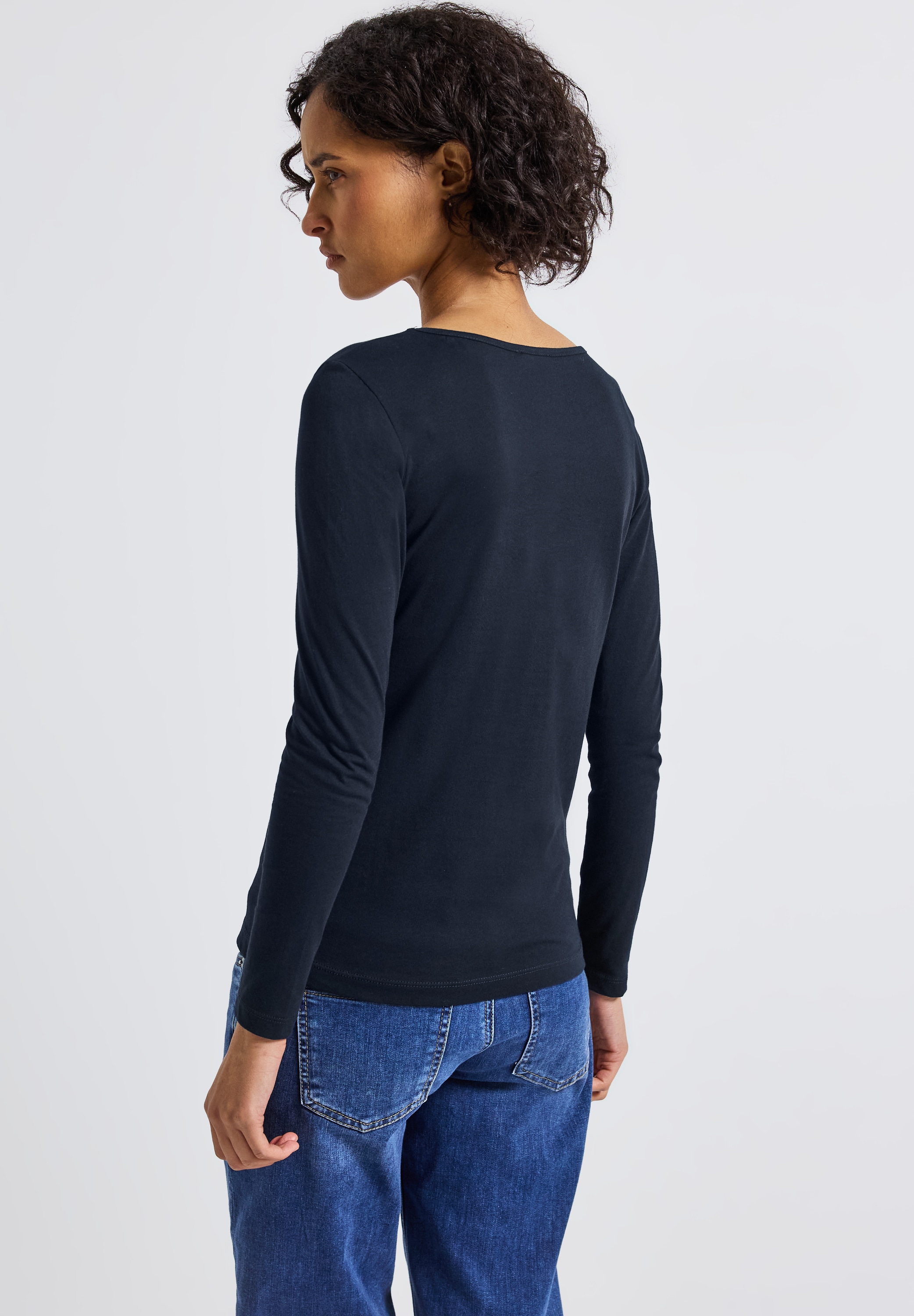 STREET ONE Langarmshirt, Basic