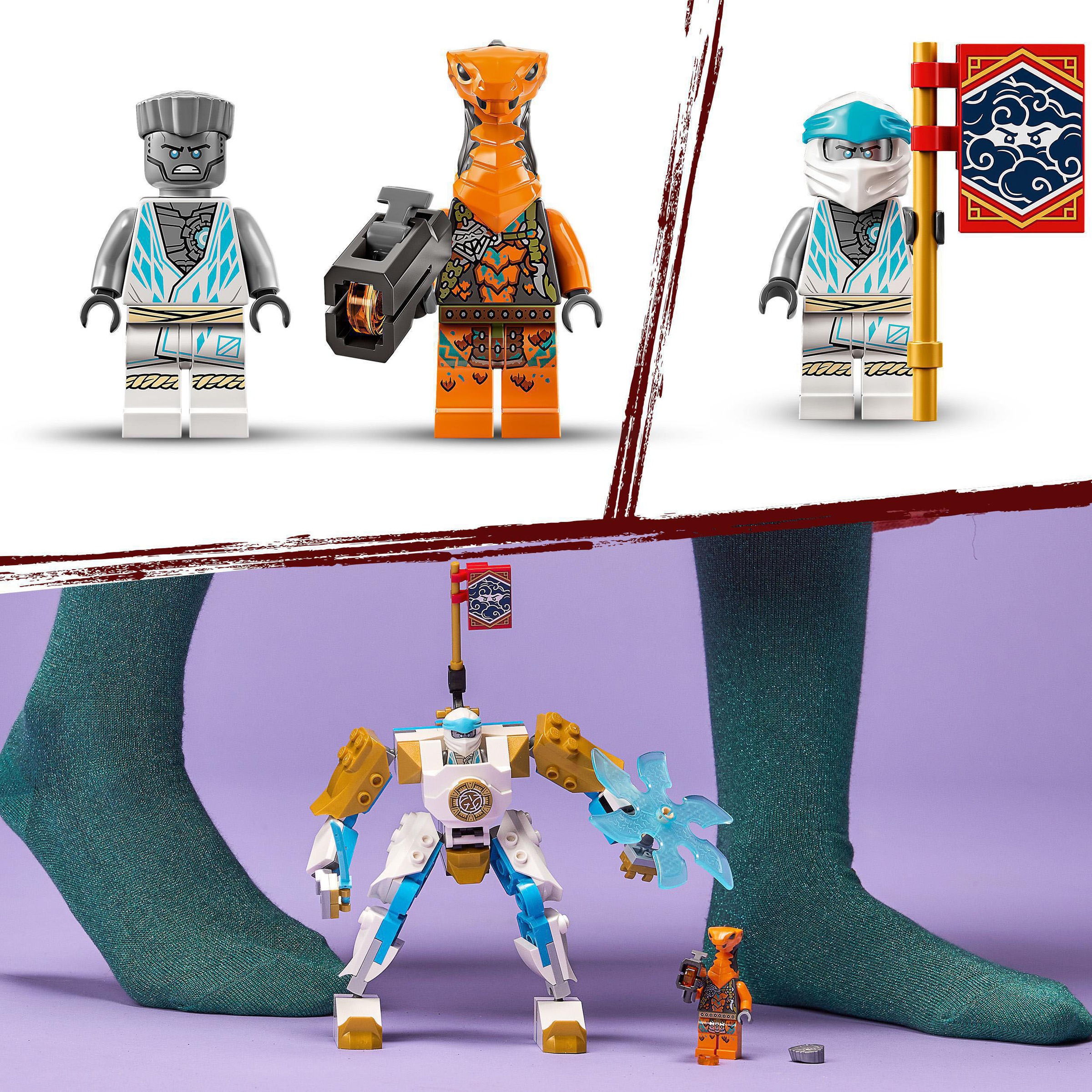 LEGO® Konstruktionsspielsteine »Zanes Power-Up-Mech EVO (71761), LEGO® NINJAGO®«, (95 St.)