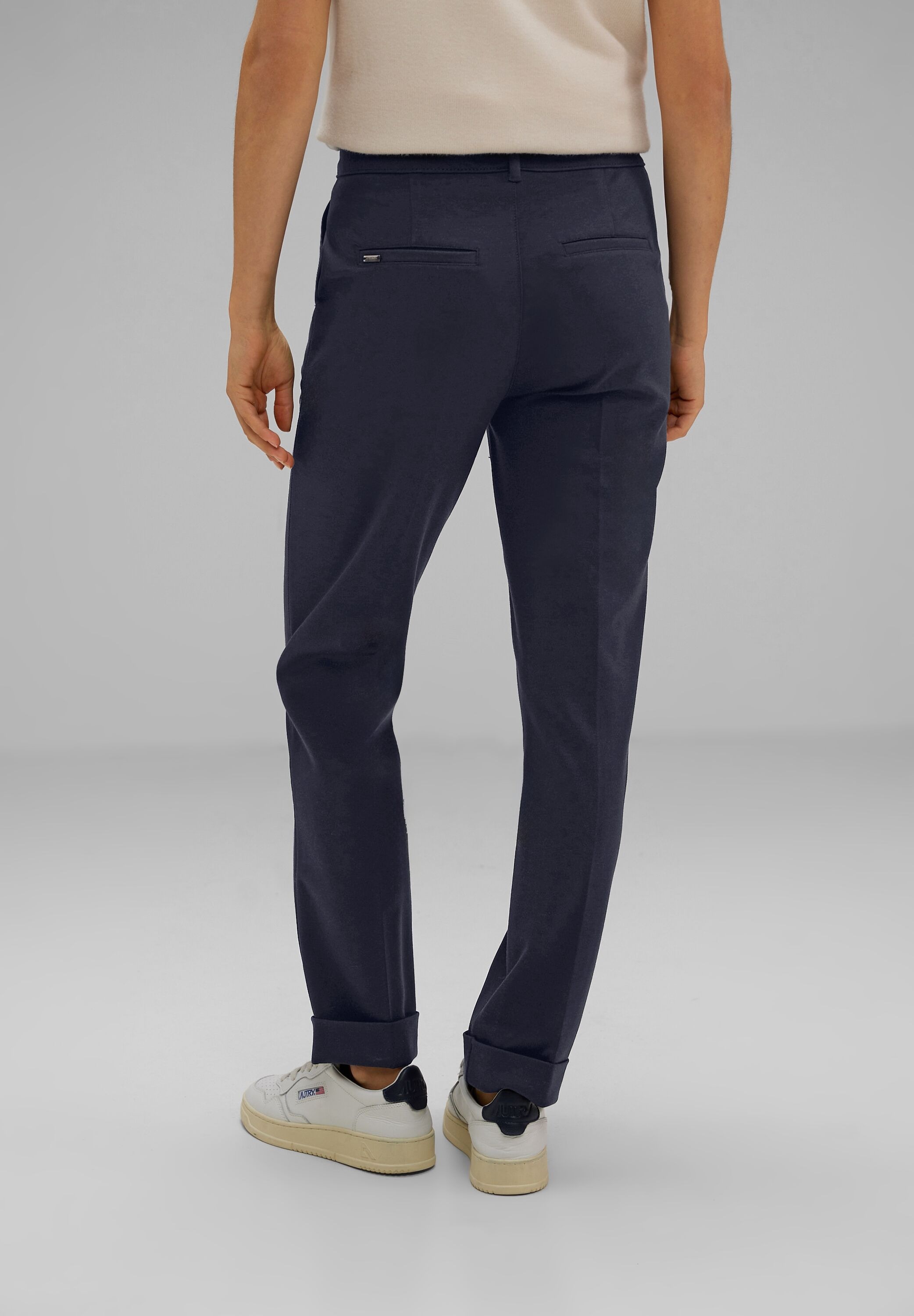 STREET ONE Siaurėjančios kelnės High Waist