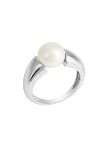 Fingerring »Silber 925 rhodiniert Perle«