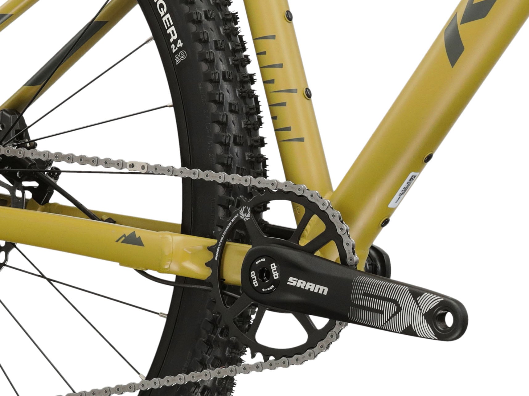 Kross Mountainbike »KROSS MTB Hardtail Level 6.0 29" braun 12 Gänge«, 12 Gang, SRAM, NX EAGLE Schaltwerk, Kettenschaltung