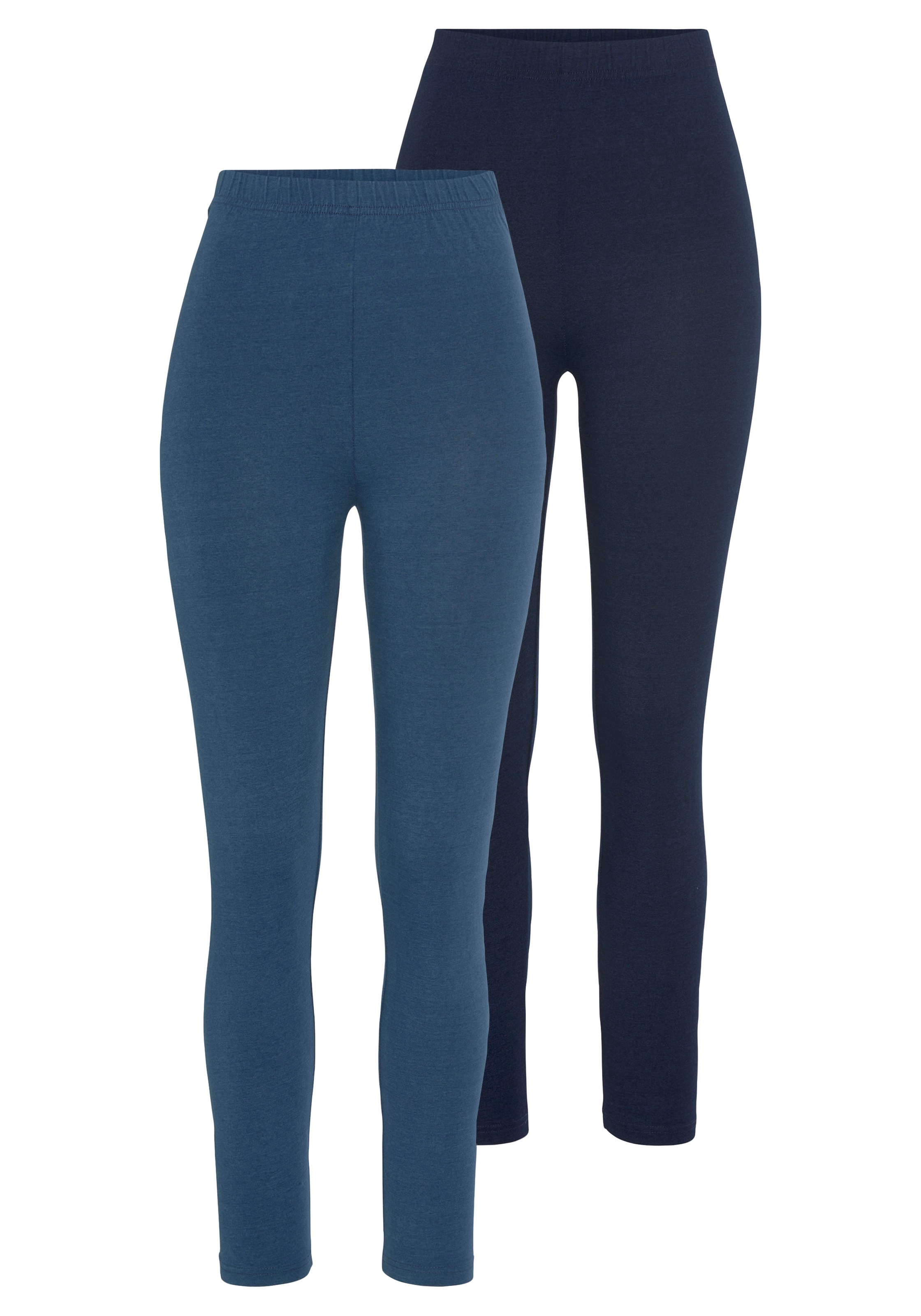 Vivance active Leggings, (2er-Pack), mit Gummibund, Loungewear günstig online kaufen