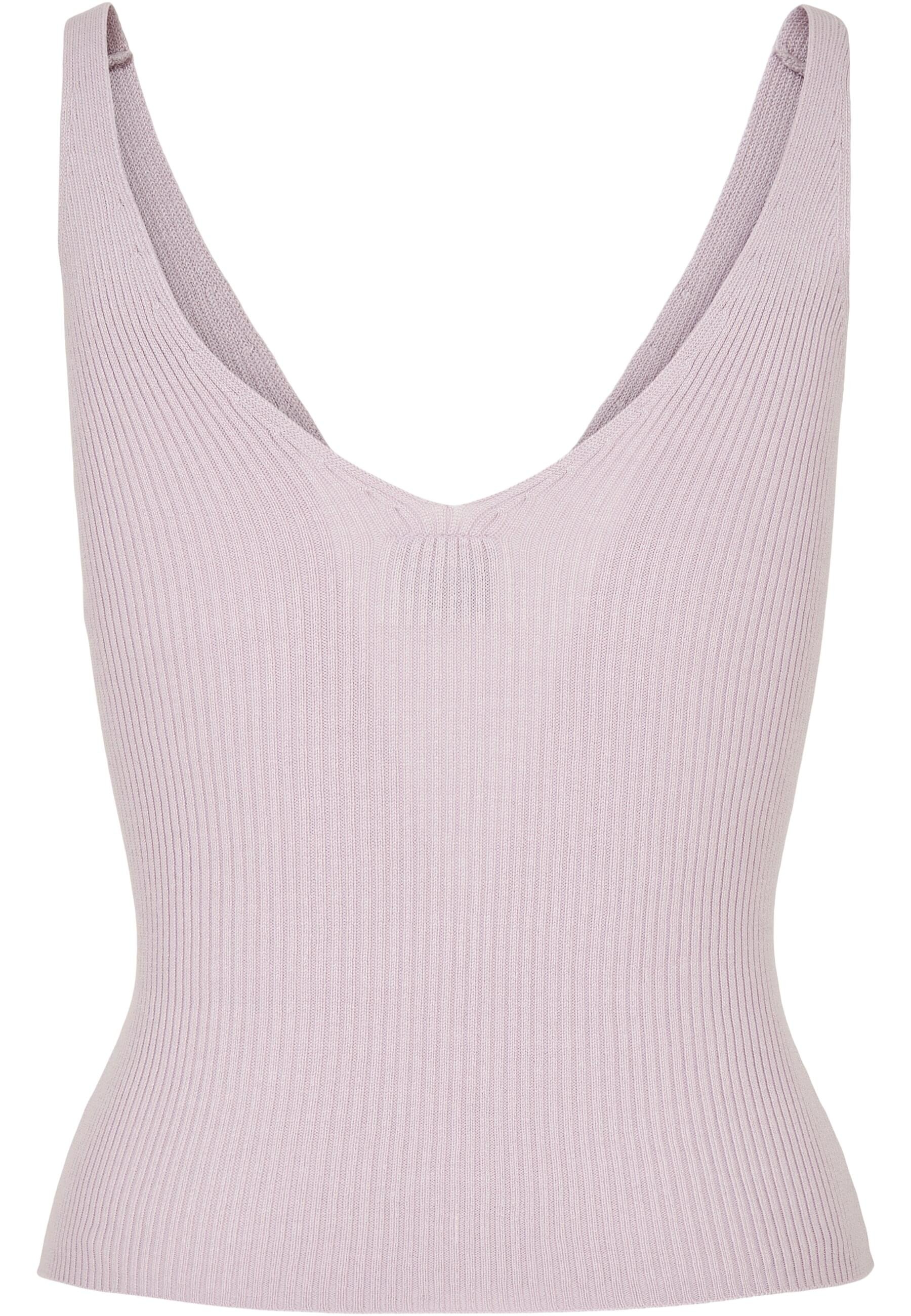 URBAN CLASSICS Muskelshirt »Urban Classics Damen Ladies Rib Knit Top«, (1 tlg.)