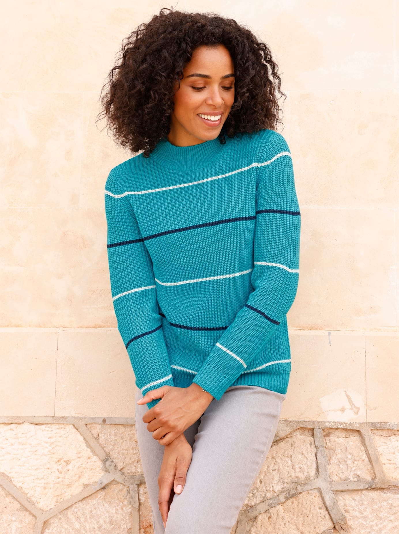 Classic Basics Stehkragenpullover "Stehkragen-Pullover"