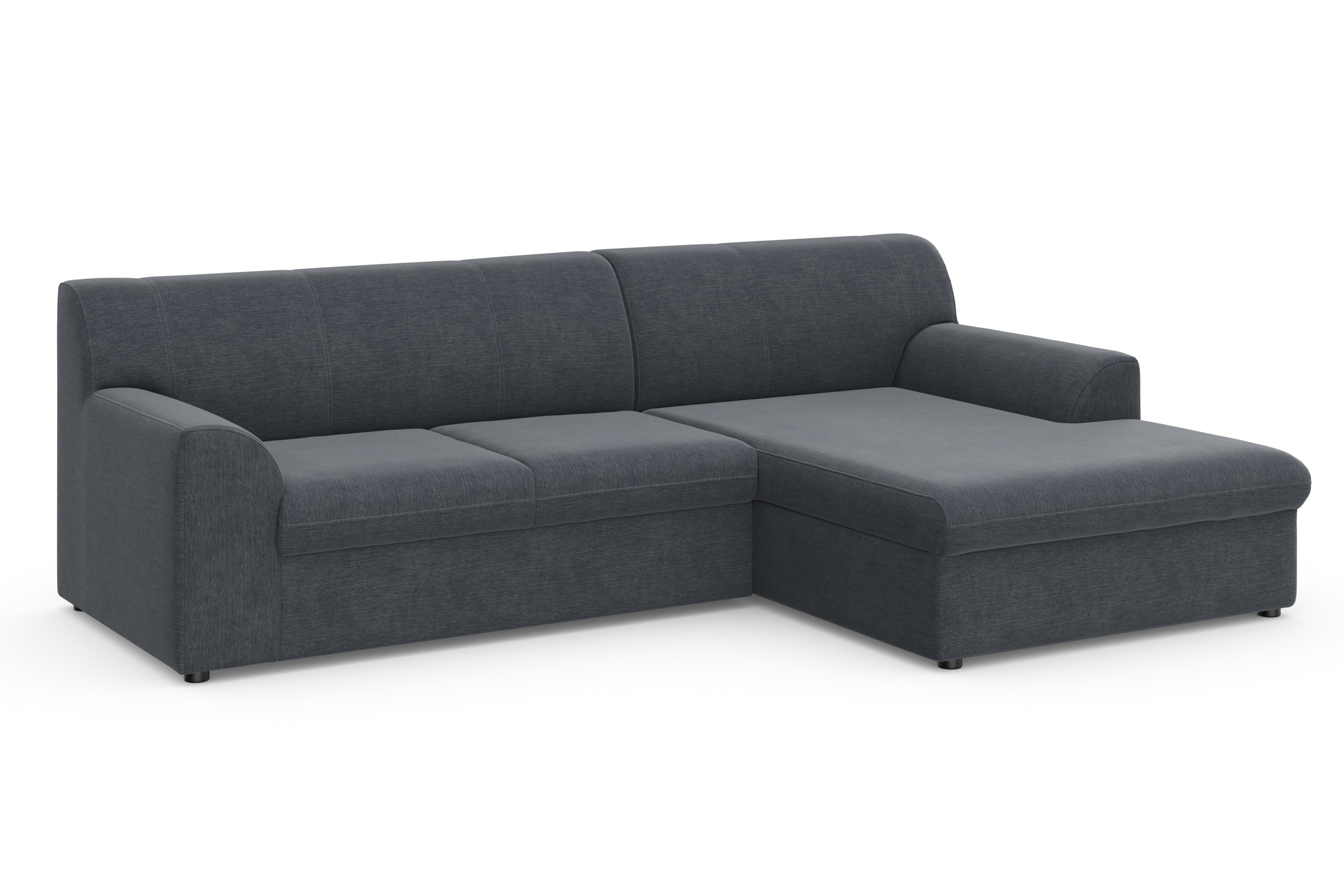 Thumbnail - DOMO collection Ecksofa "Topper, elegant und zeitlos, kompaktes Stellmaß 245/155cm, L-Form" mit Recamiere, wahlweise mit...
