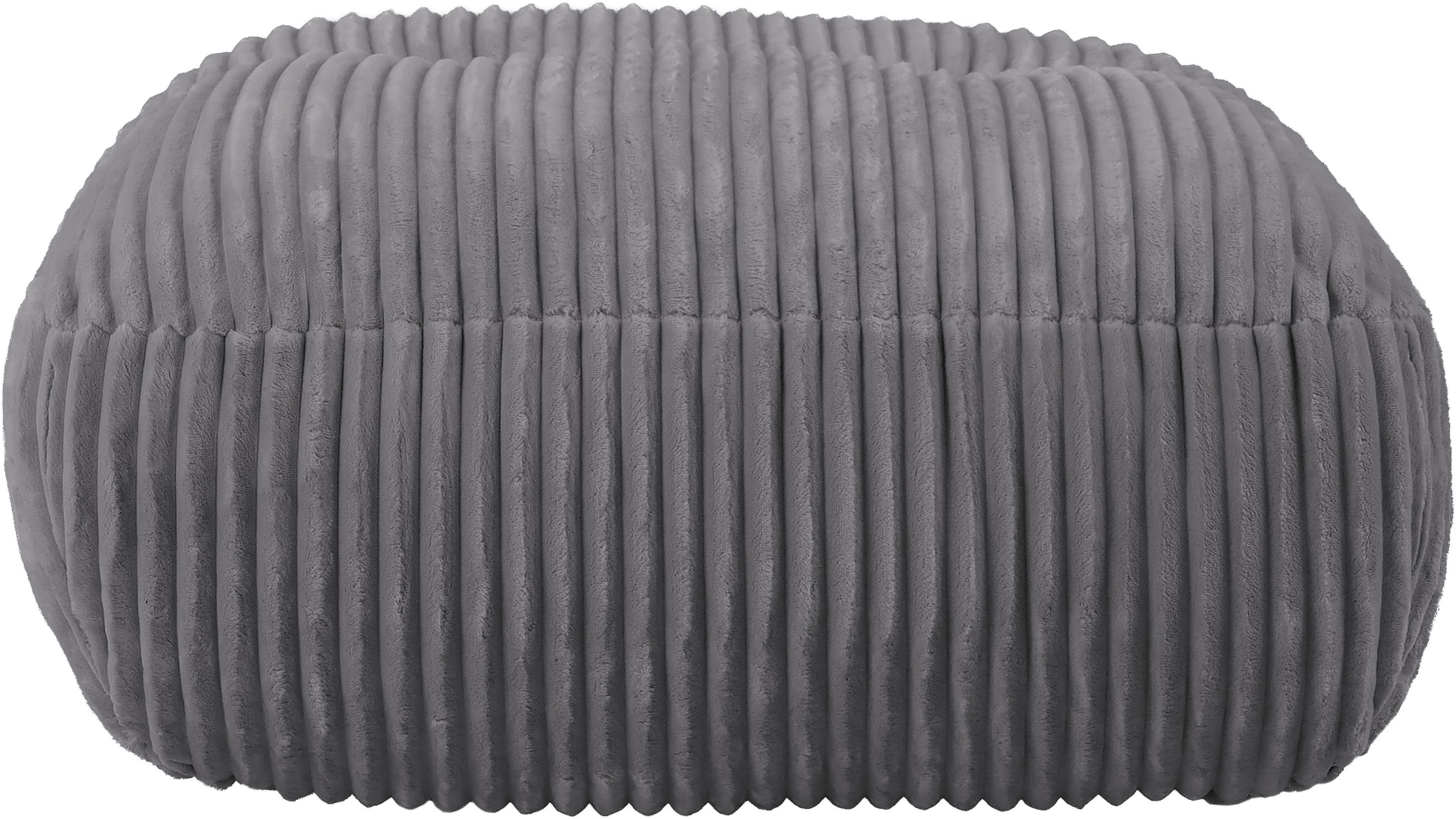 TRENDMANUFAKTUR Hocker »Be Fluffy: Weicher Breitcord Bezugsstoff, perfekte Ergänzung zur Serie« Polsterhocker mit softem Sitzkomfort, moderner breiter Kedernaht