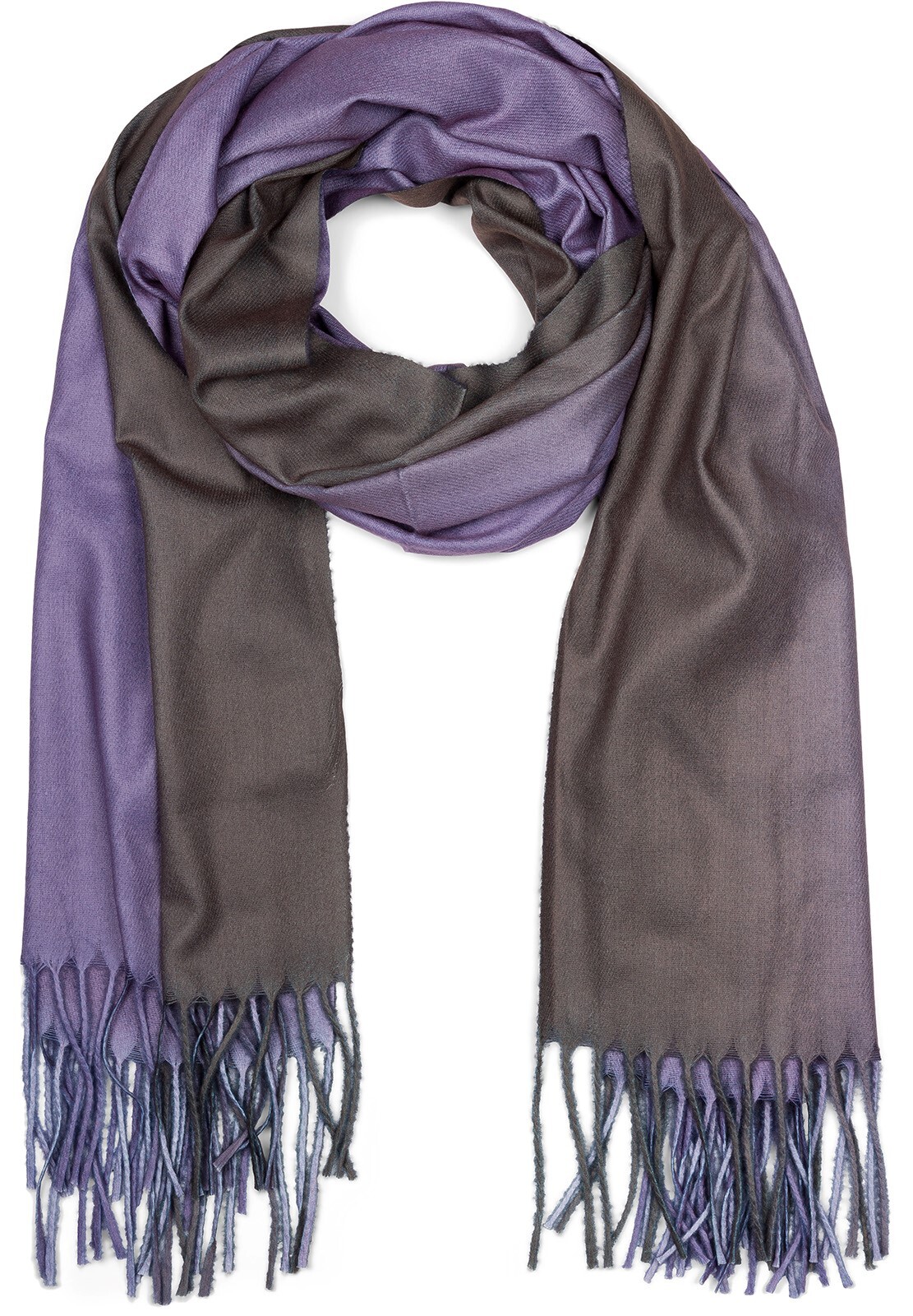 styleBREAKER Schal "Schal mit 2-Farbigem Farbverlauf" 1 Stk.